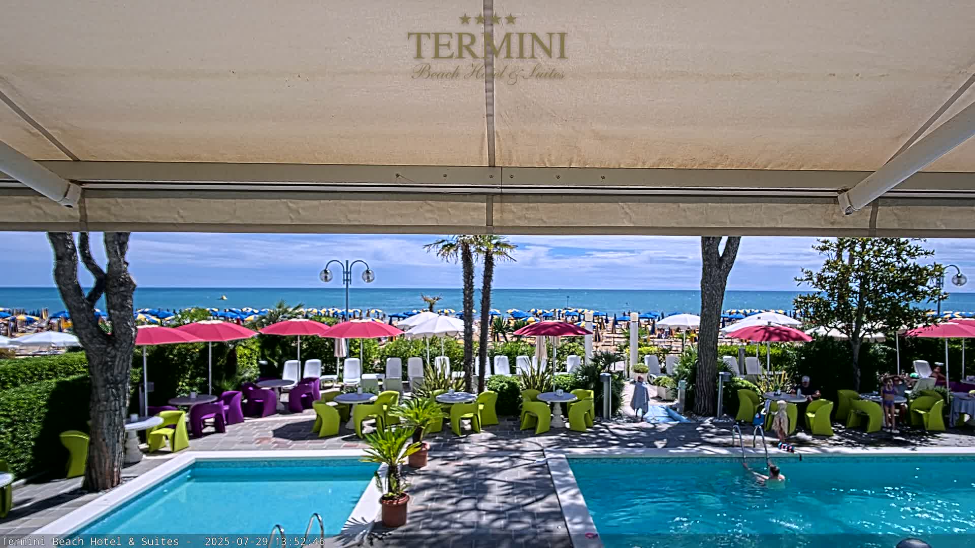 Lido di Jesolo Beach Live Cam - Venice, Veneto, Italy