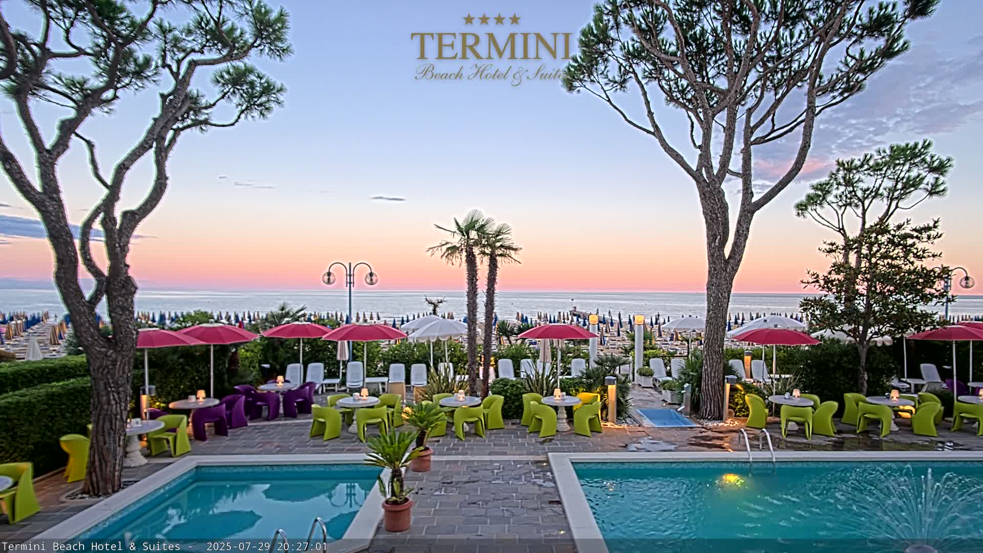 Lido di Jesolo Beach Live Cam - Venice, Veneto, Italy