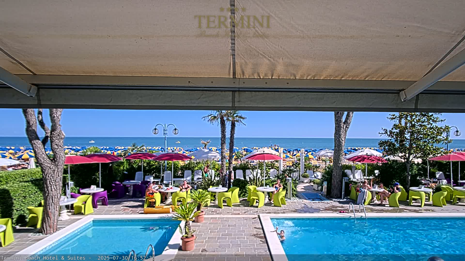 Lido di Jesolo Beach Live Cam - Venice, Veneto, Italy