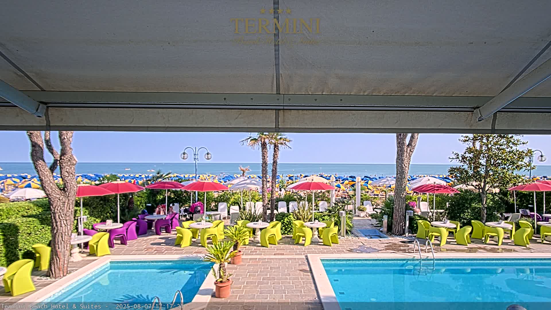 Lido di Jesolo Beach Live Cam - Venice, Veneto, Italy