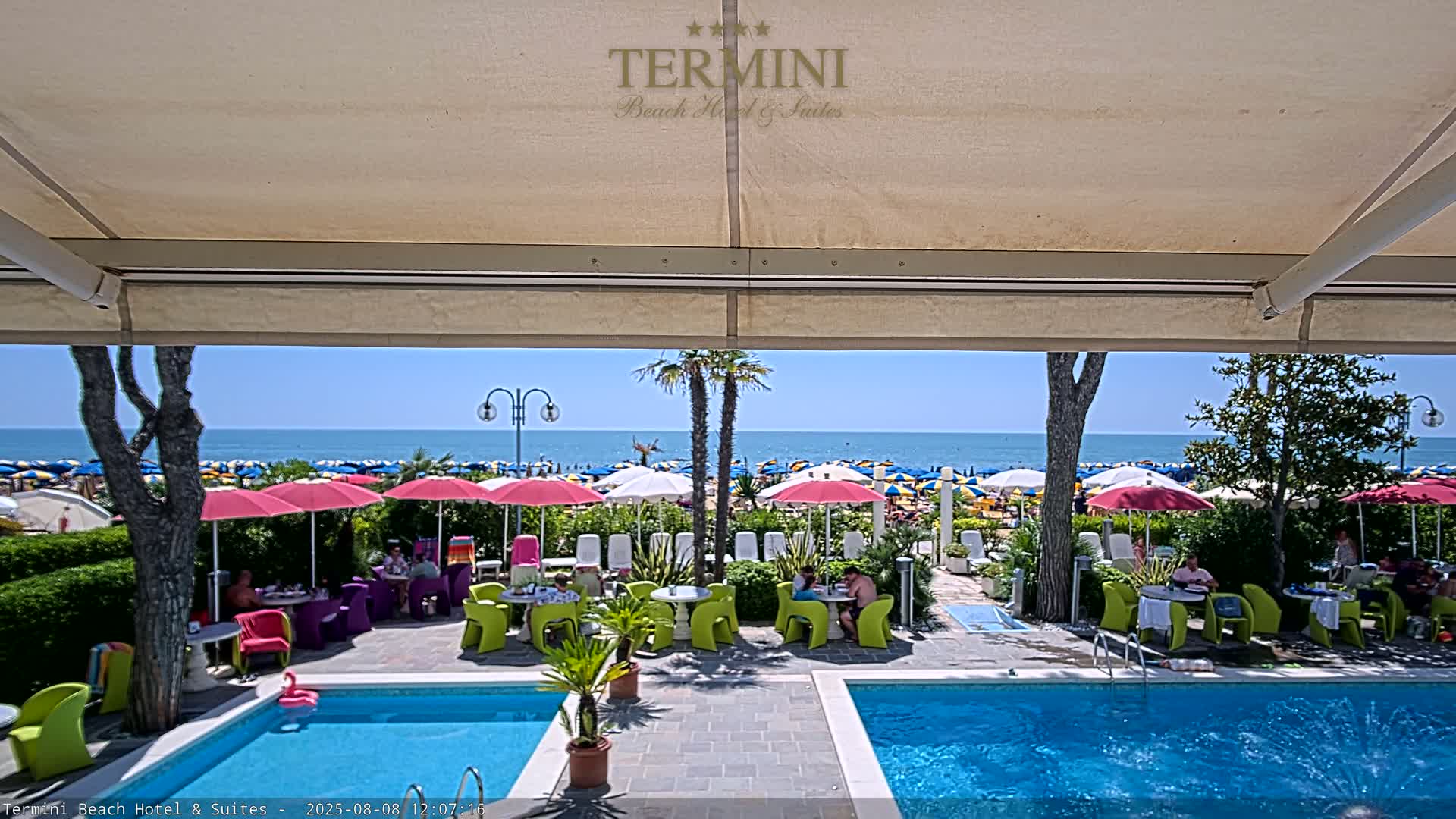 Lido di Jesolo Beach Live Cam - Venice, Veneto, Italy
