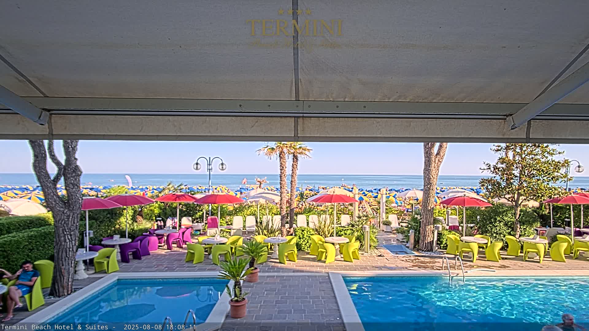 Lido di Jesolo Beach Live Cam - Venice, Veneto, Italy