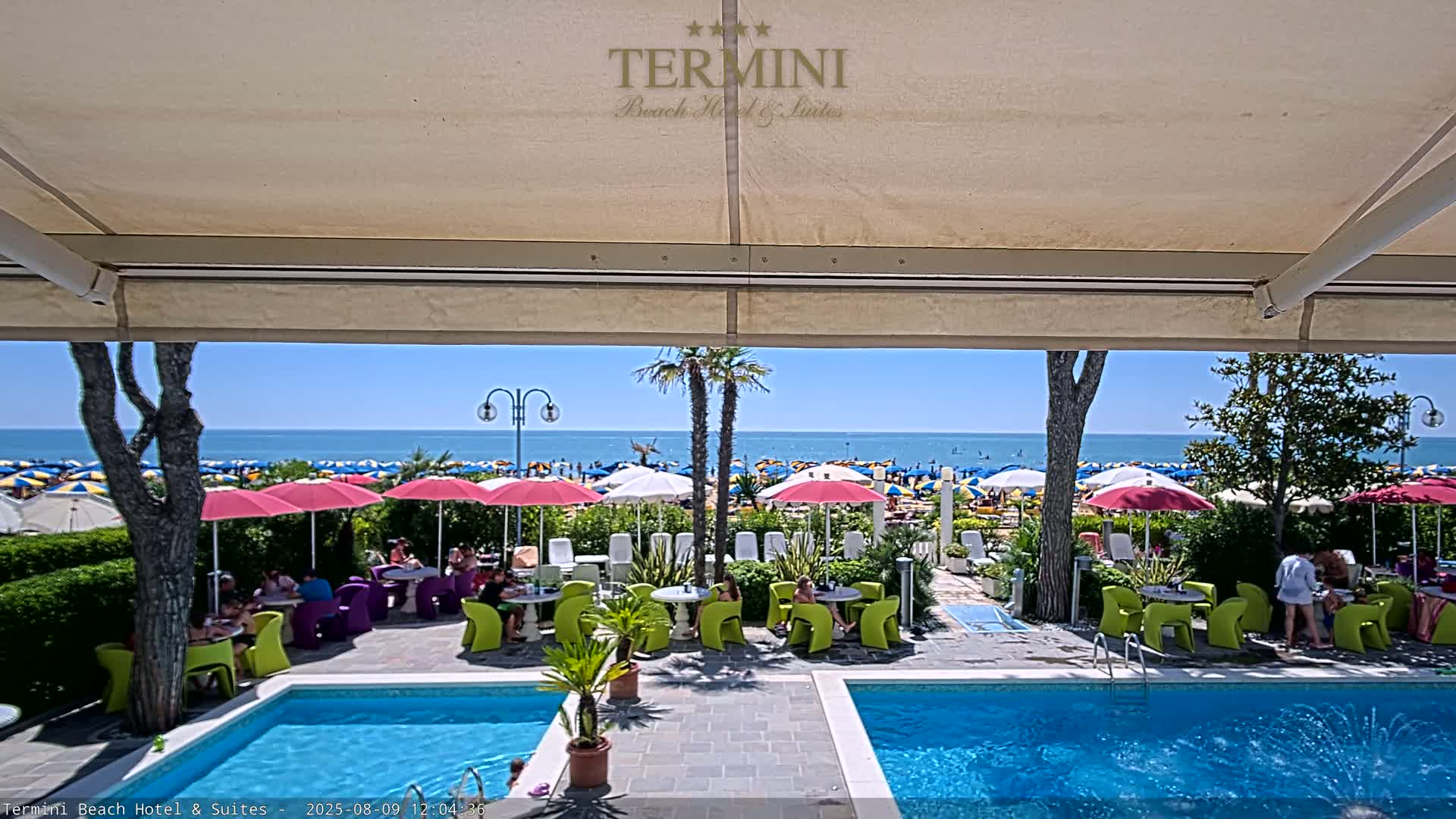 Lido di Jesolo Beach Live Cam - Venice, Veneto, Italy