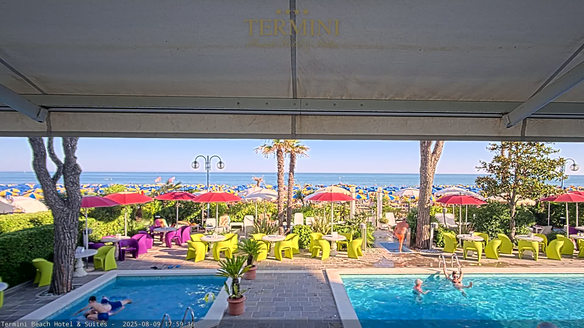 Lido di Jesolo Beach Live Cam - Venice, Veneto, Italy