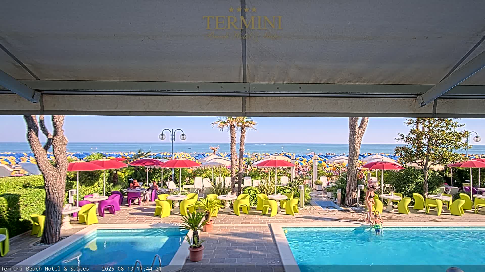 Lido di Jesolo Beach Live Cam - Venice, Veneto, Italy