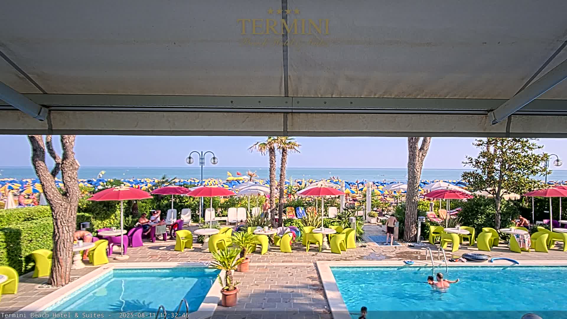 Lido di Jesolo Beach Live Cam - Venice, Veneto, Italy