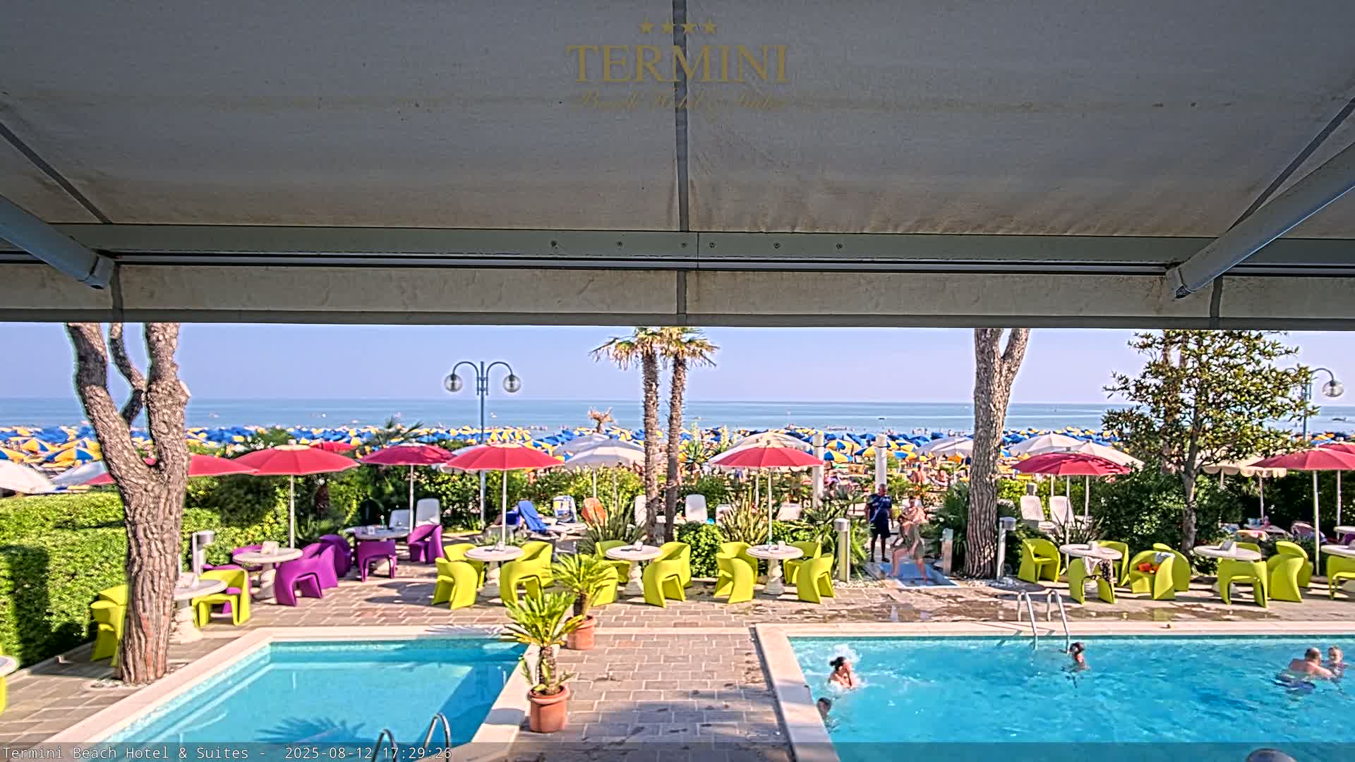 Lido di Jesolo Beach Live Cam - Venice, Veneto, Italy