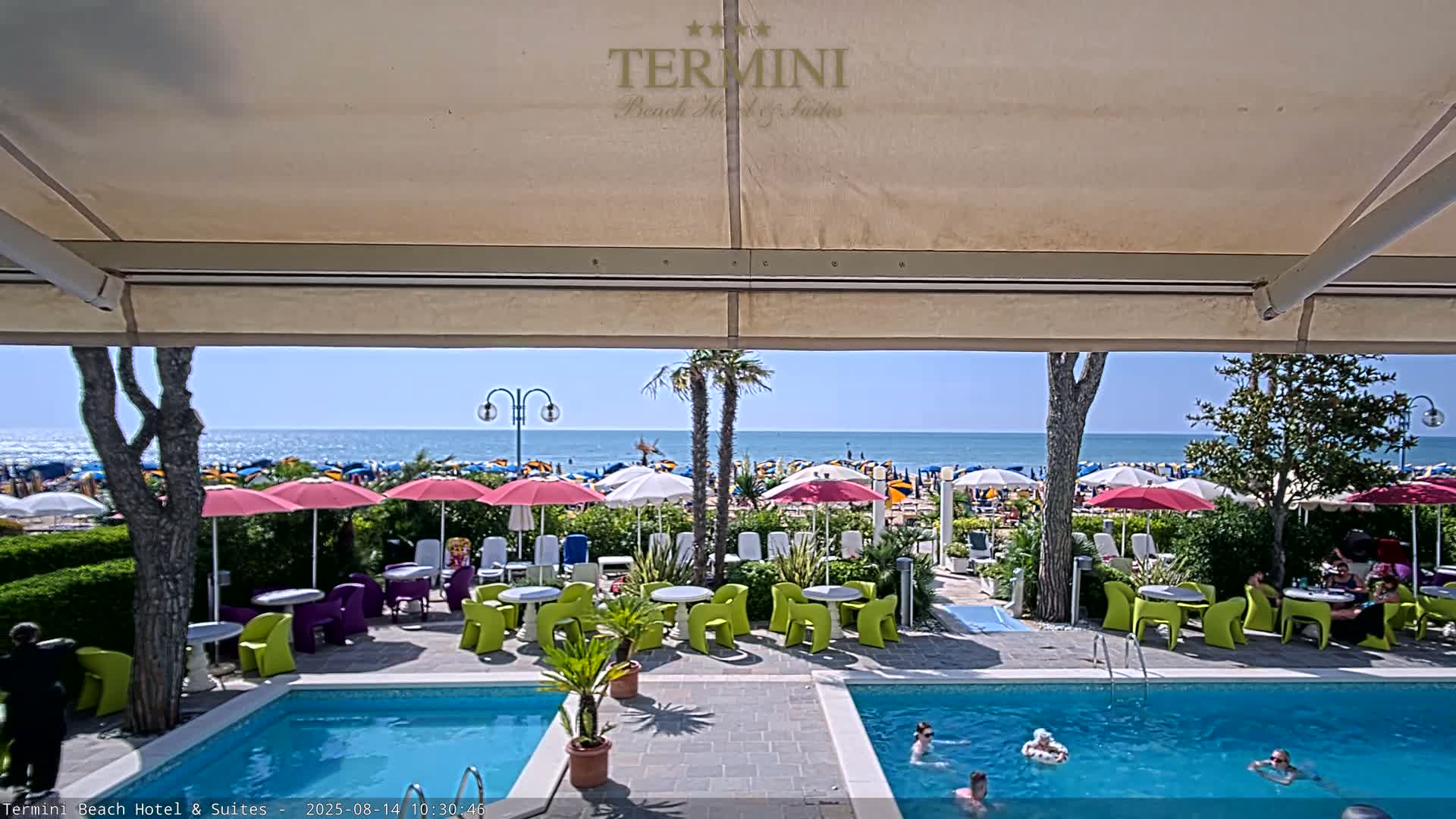 Lido di Jesolo Beach Live Cam - Venice, Veneto, Italy