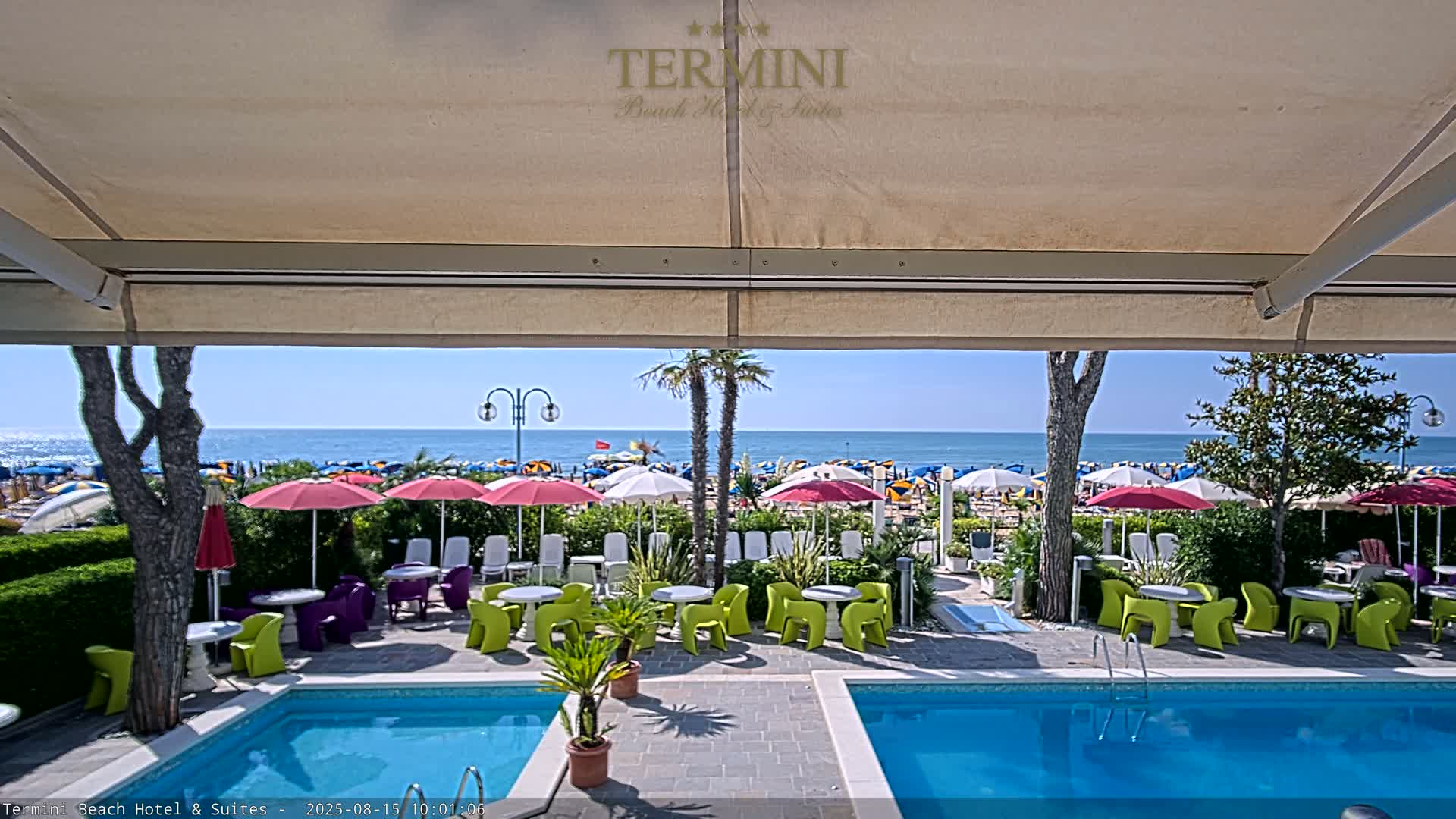 Lido di Jesolo Beach Live Cam - Venice, Veneto, Italy