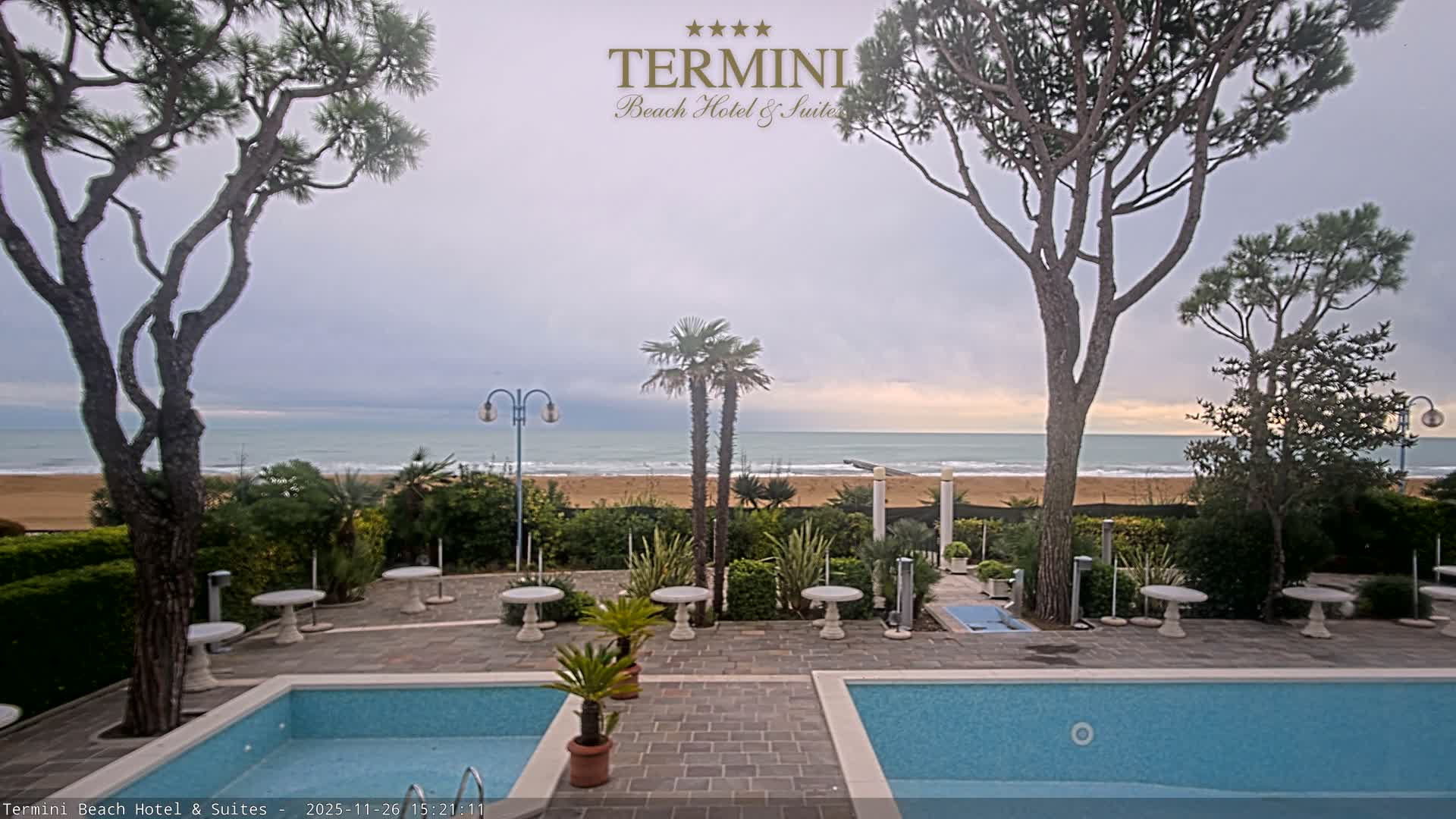 Lido di Jesolo Beach Live Cam - Venice, Veneto, Italy