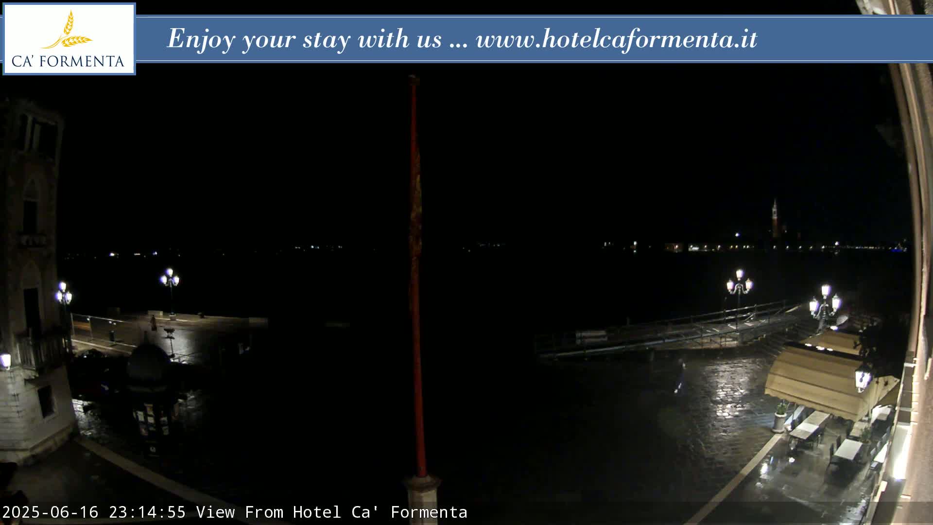 San Marco Basin from Via Garibaldi Live Cam - Venice, Veneto, Italy