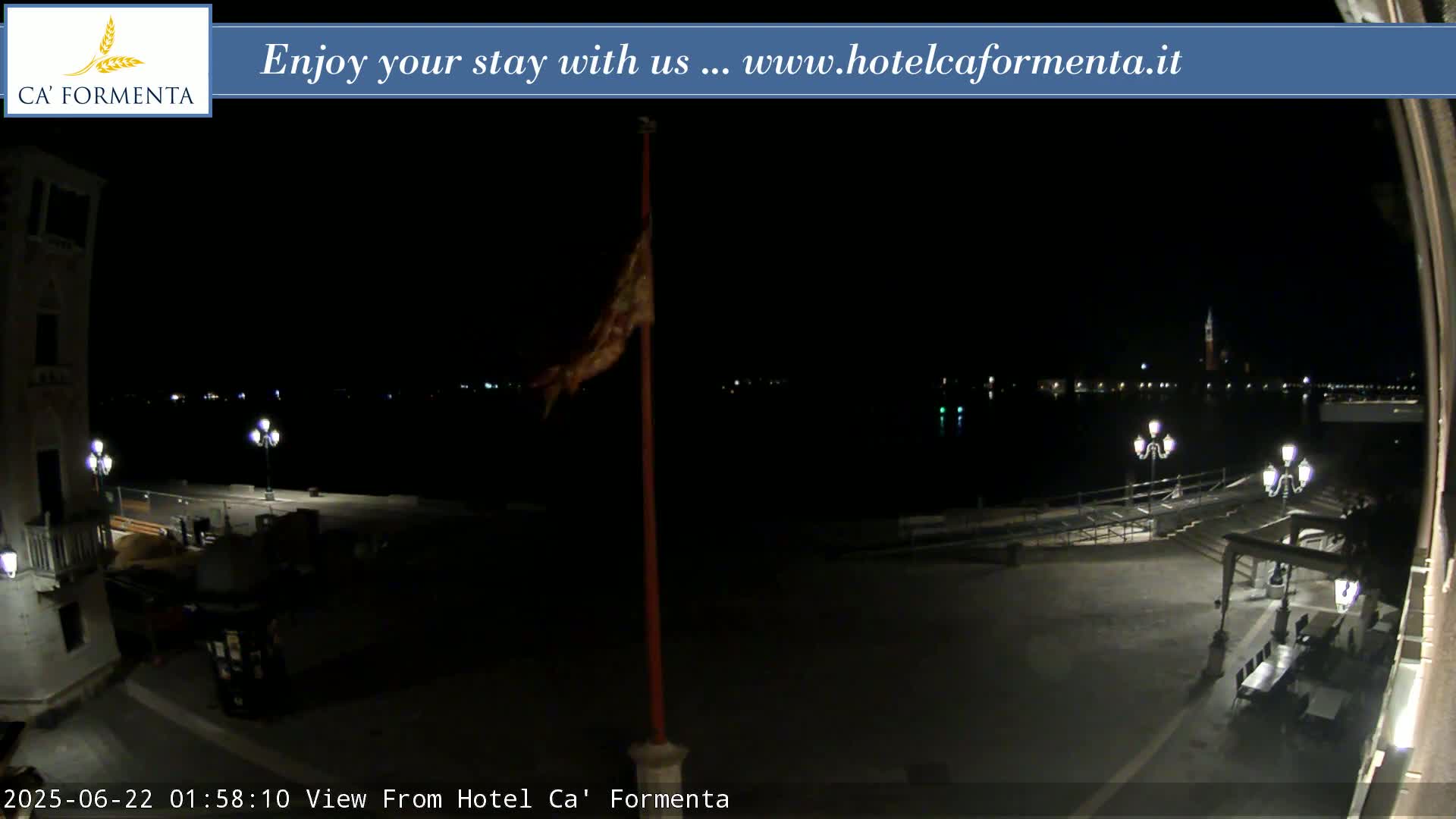 San Marco Basin from Via Garibaldi Live Cam - Venice, Veneto, Italy