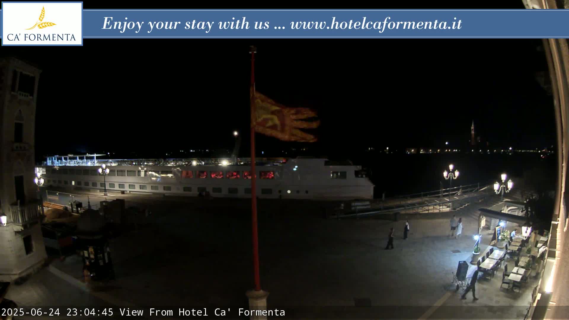 San Marco Basin from Via Garibaldi Live Cam - Venice, Veneto, Italy