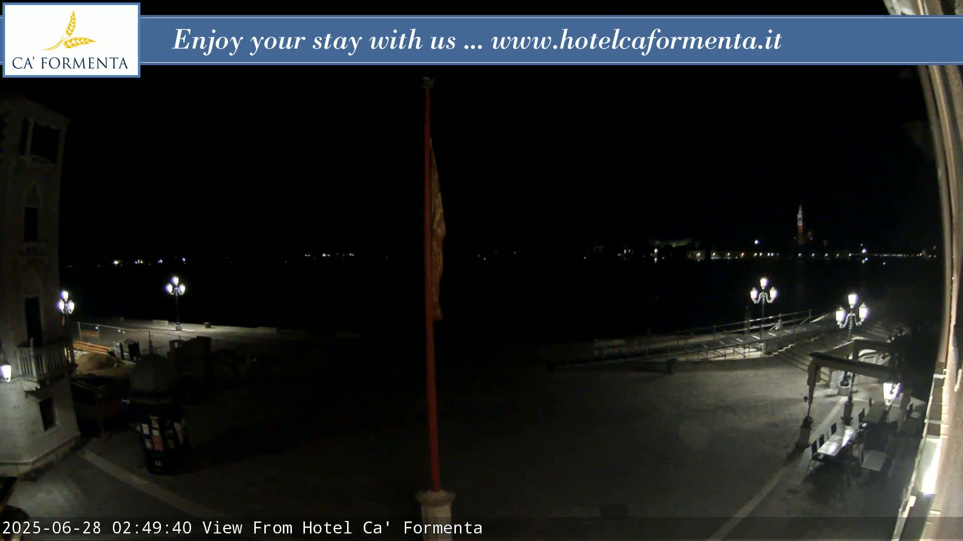 San Marco Basin from Via Garibaldi Live Cam - Venice, Veneto, Italy