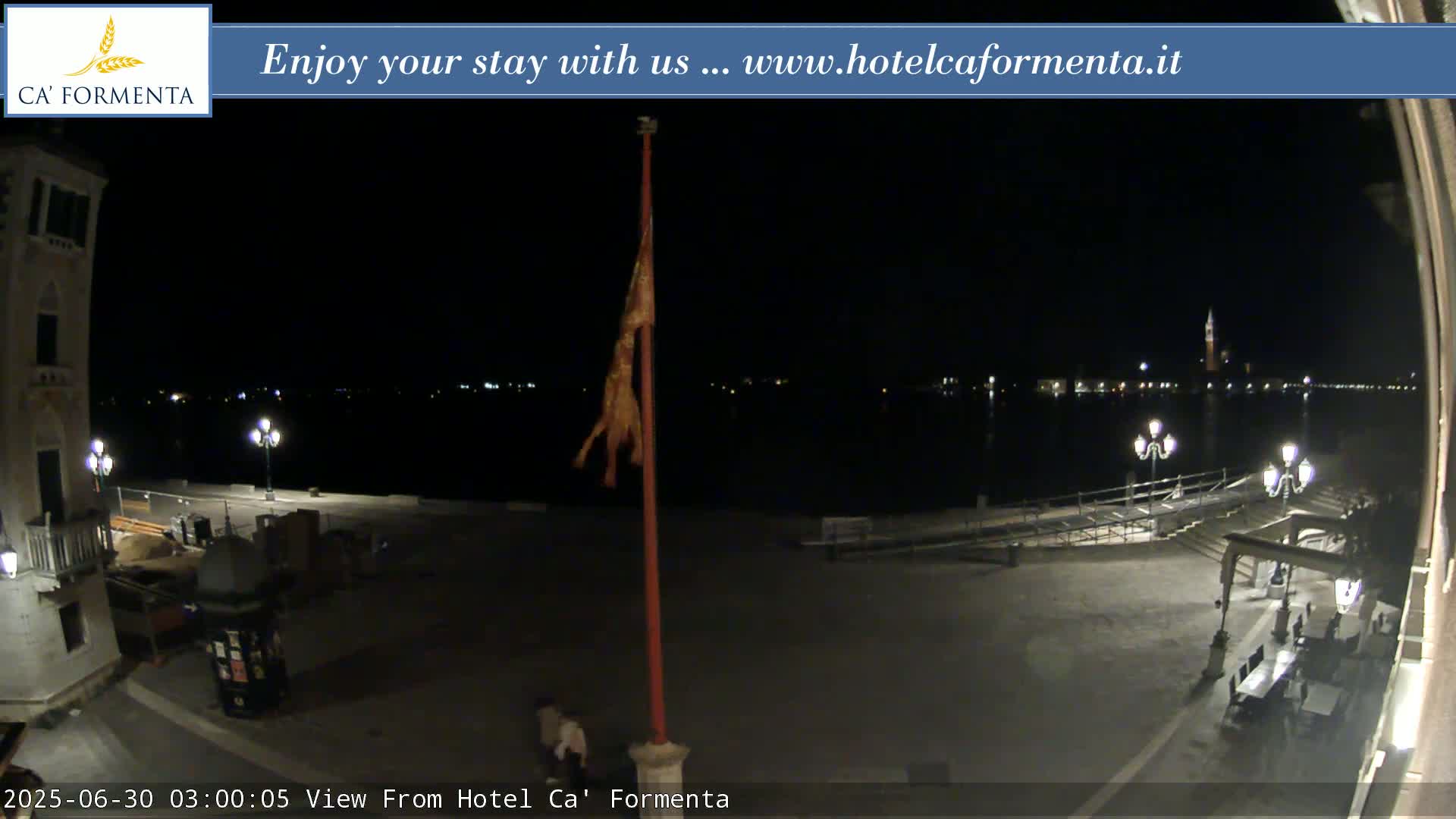 San Marco Basin from Via Garibaldi Live Cam - Venice, Veneto, Italy