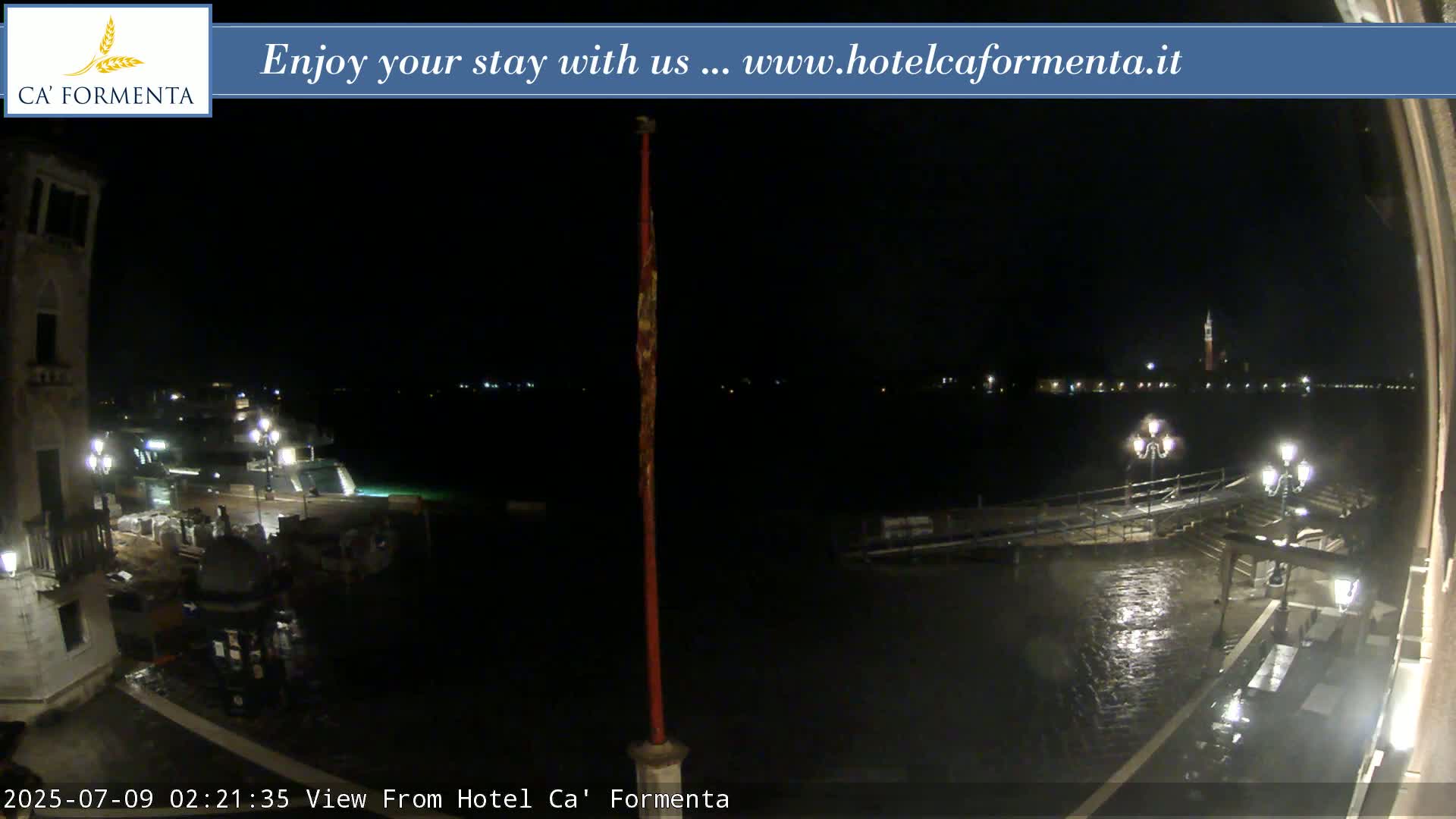 San Marco Basin from Via Garibaldi Live Cam - Venice, Veneto, Italy