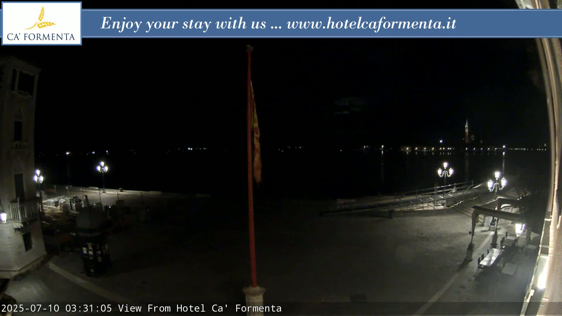 San Marco Basin from Via Garibaldi Live Cam - Venice, Veneto, Italy