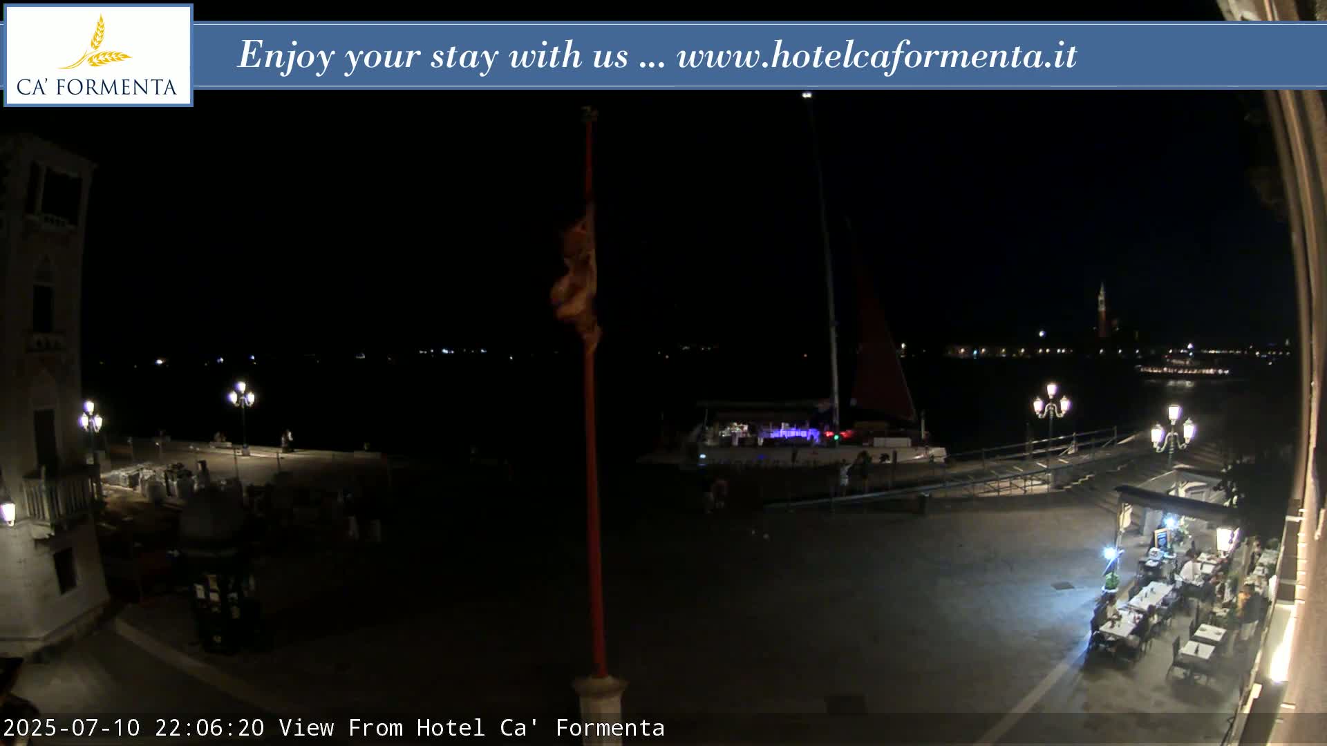 San Marco Basin from Via Garibaldi Live Cam - Venice, Veneto, Italy