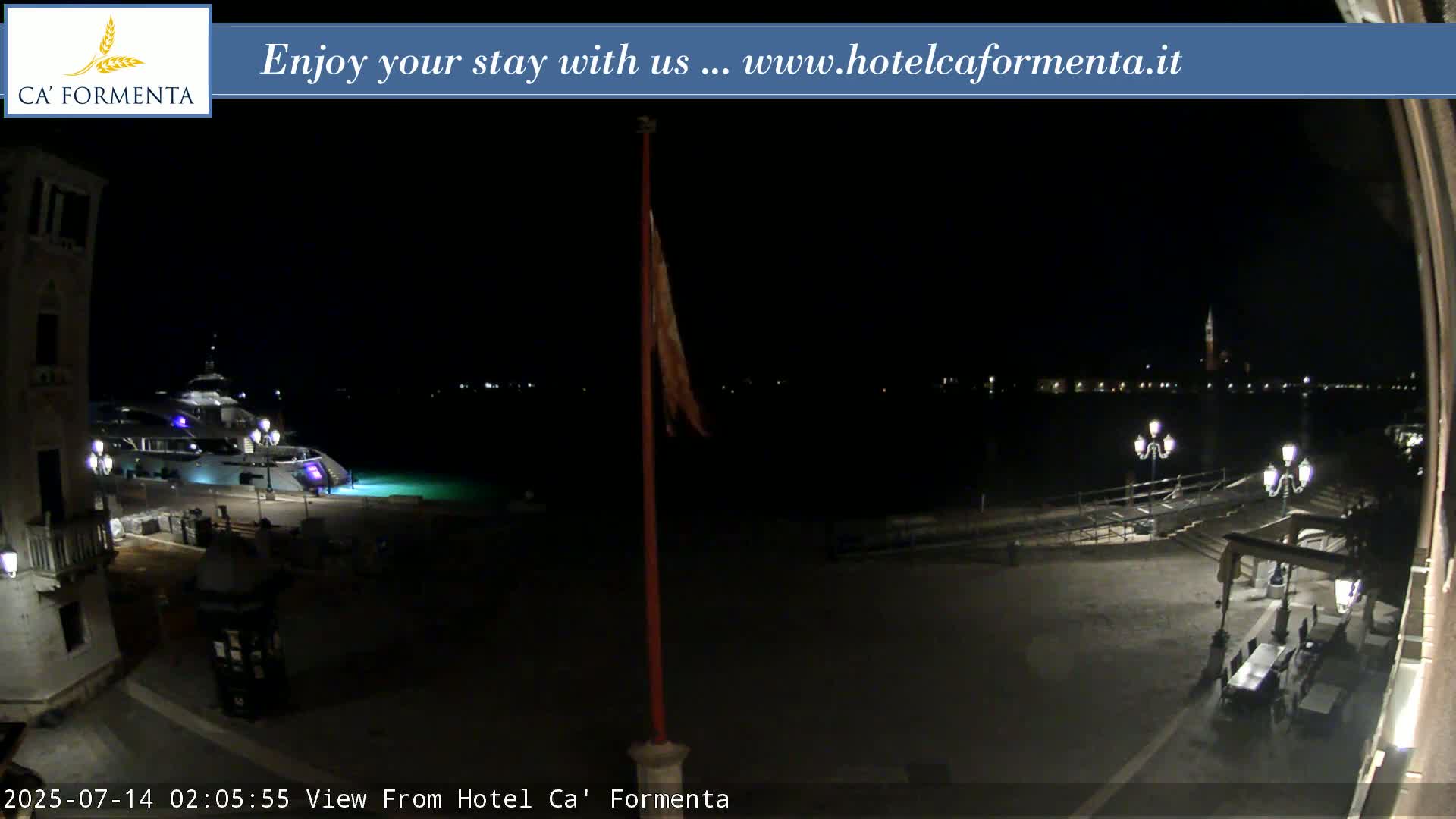 San Marco Basin from Via Garibaldi Live Cam - Venice, Veneto, Italy