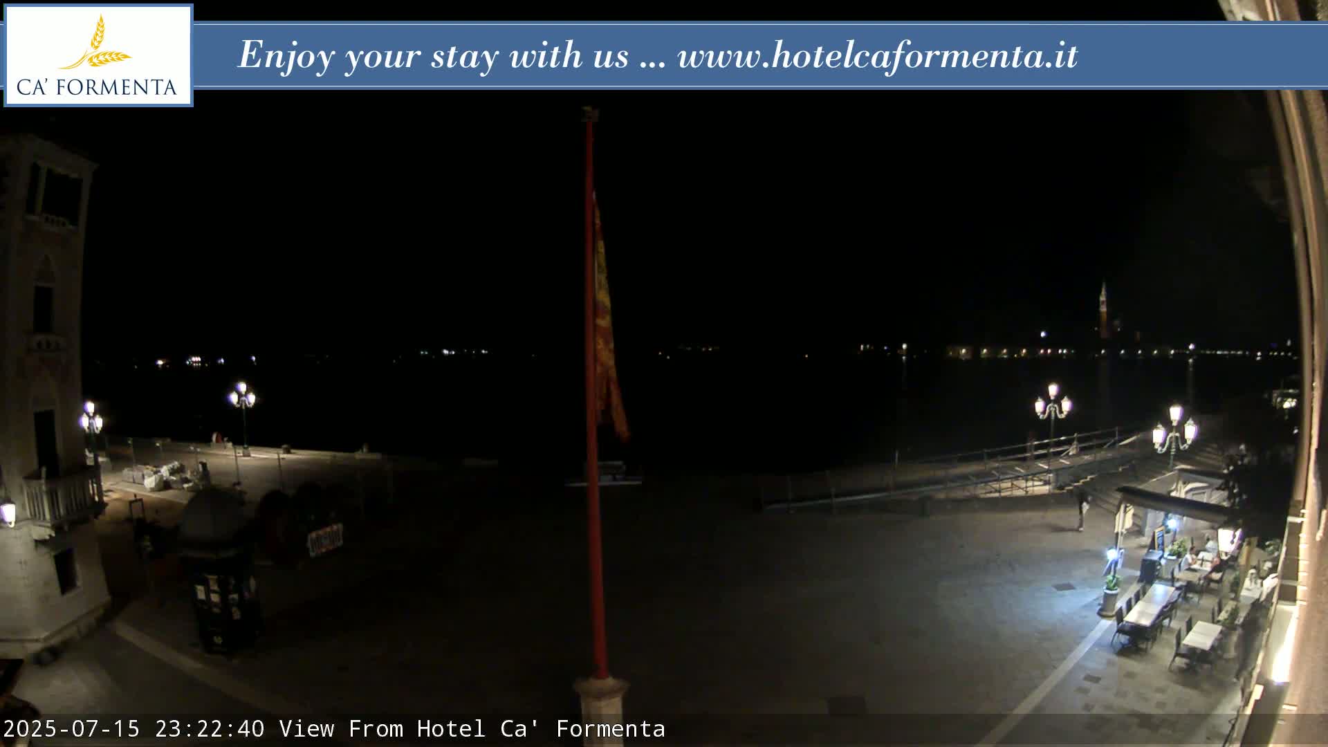 San Marco Basin from Via Garibaldi Live Cam - Venice, Veneto, Italy