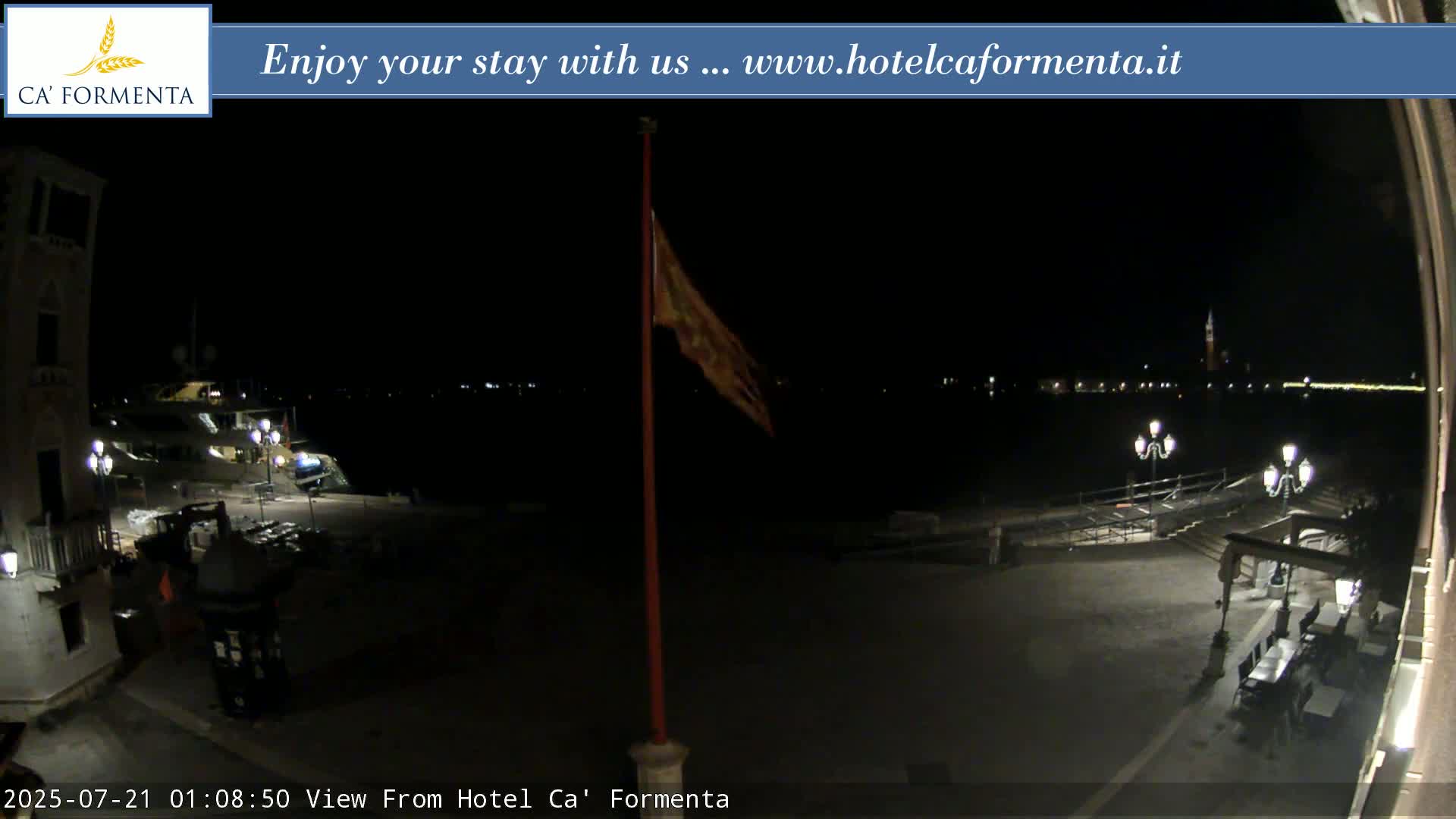 San Marco Basin from Via Garibaldi Live Cam - Venice, Veneto, Italy