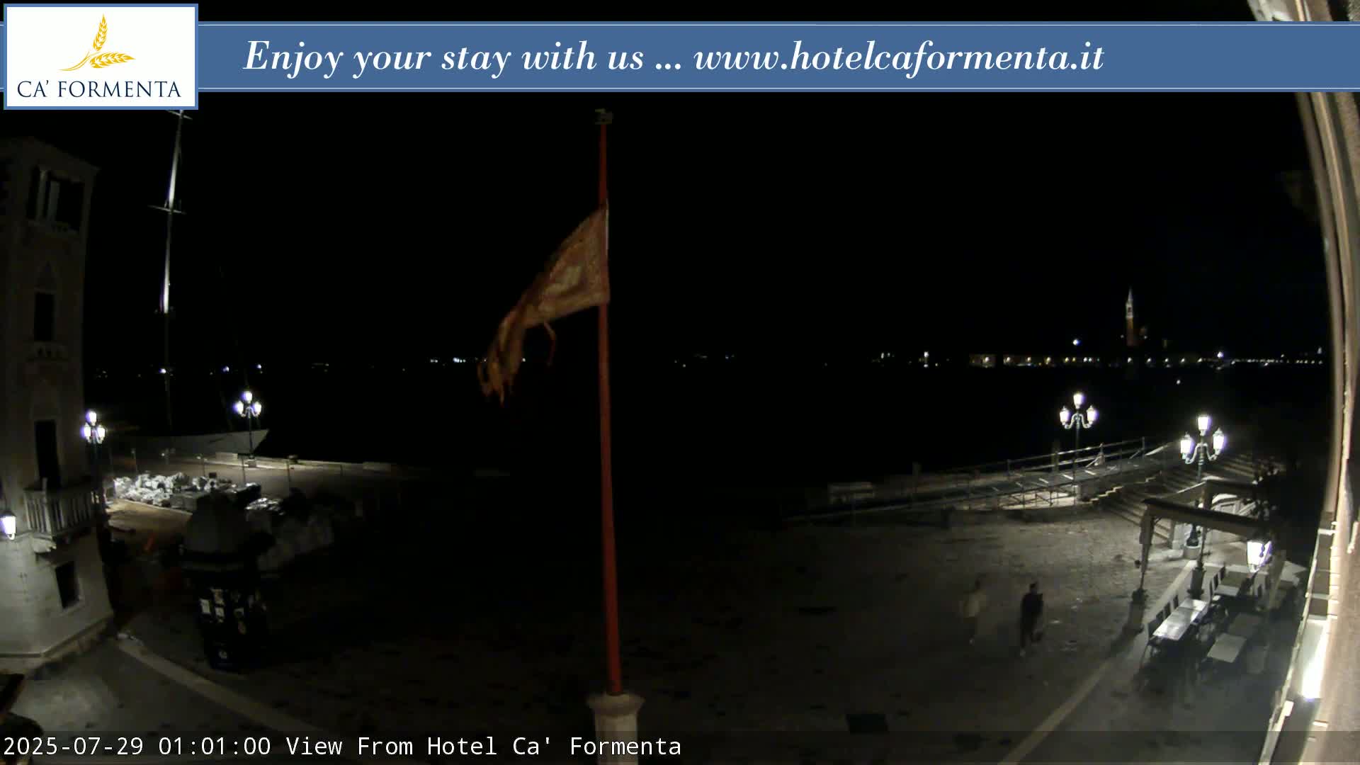 San Marco Basin from Via Garibaldi Live Cam - Venice, Veneto, Italy