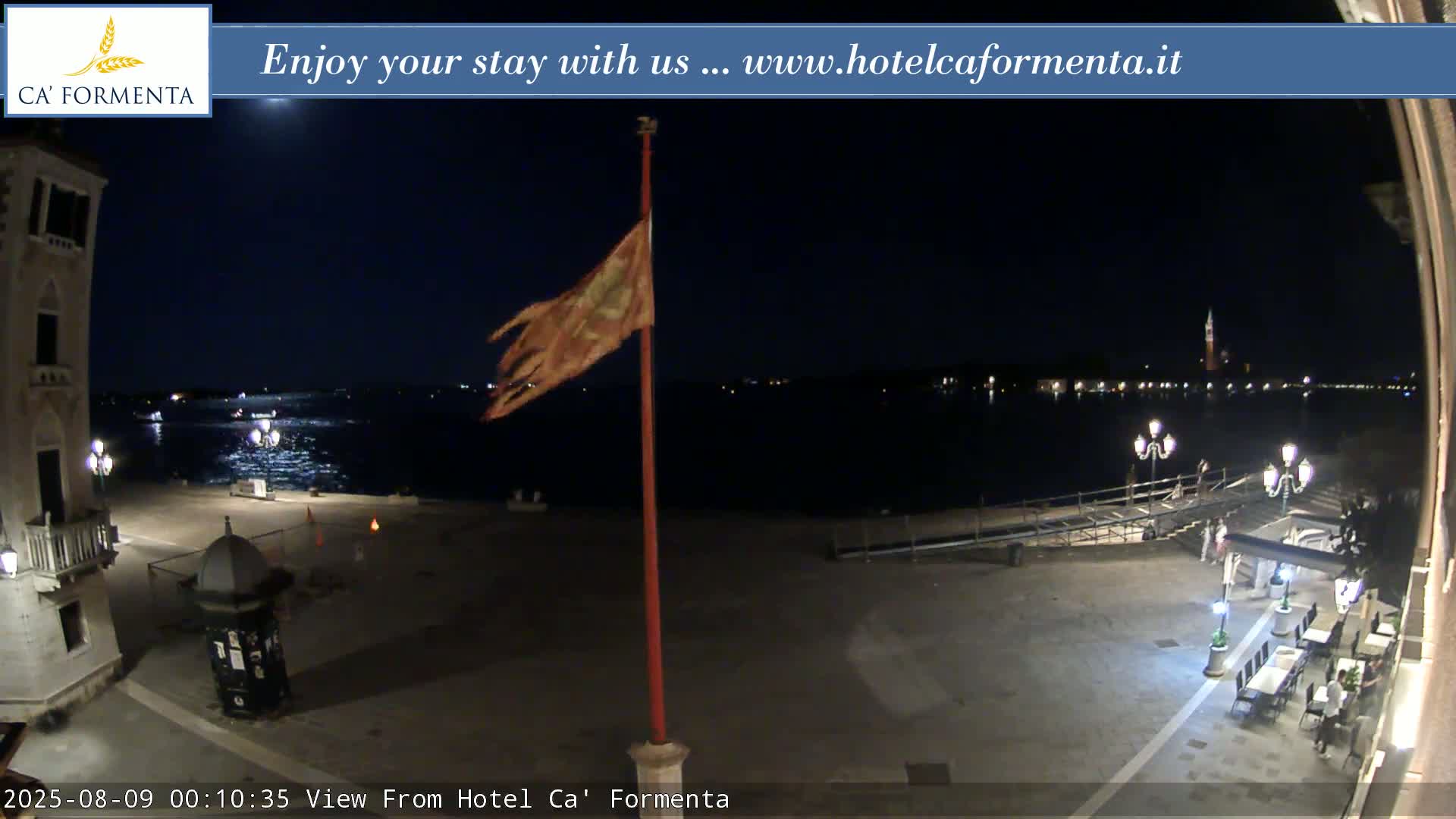 San Marco Basin from Via Garibaldi Live Cam - Venice, Veneto, Italy