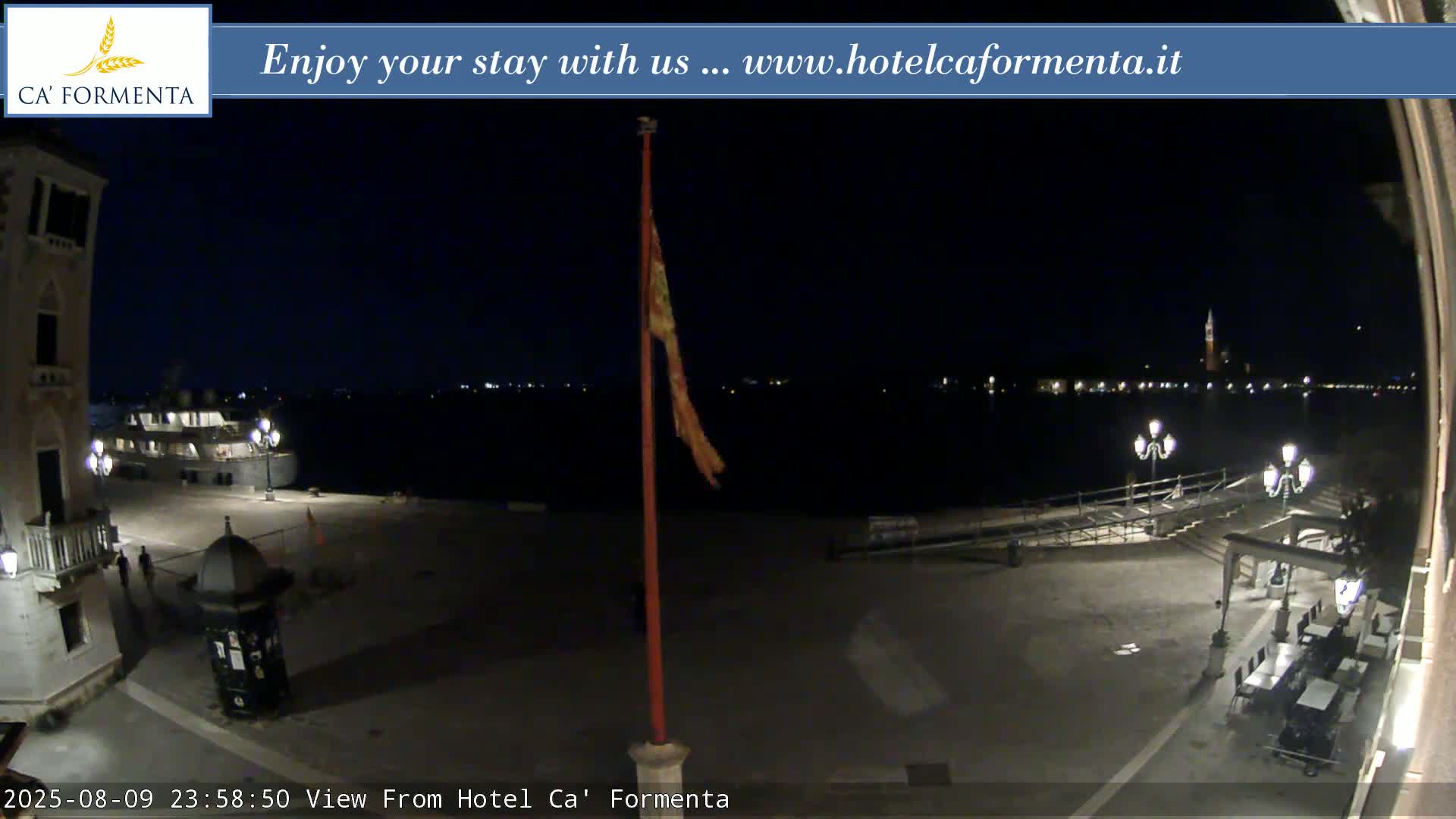 San Marco Basin from Via Garibaldi Live Cam - Venice, Veneto, Italy