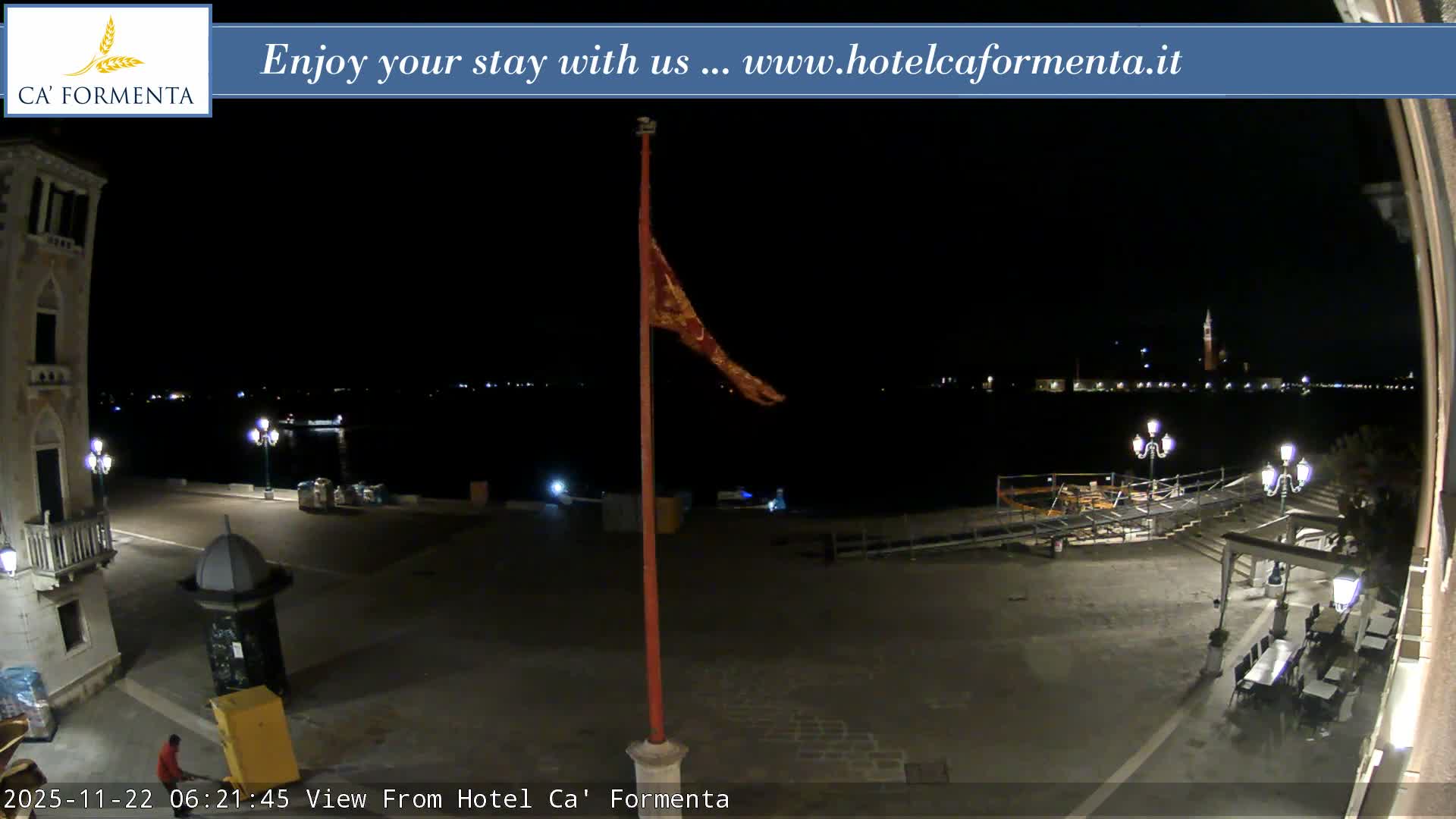 San Marco Basin from Via Garibaldi Live Cam - Venice, Veneto, Italy