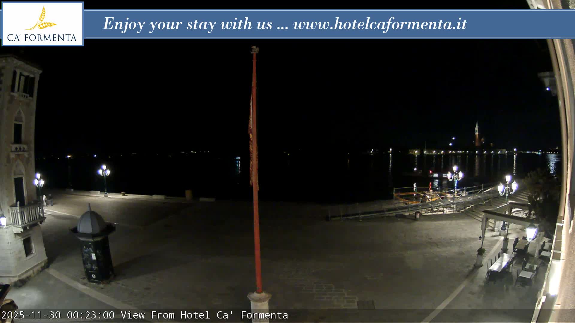 San Marco Basin from Via Garibaldi Live Cam - Venice, Veneto, Italy
