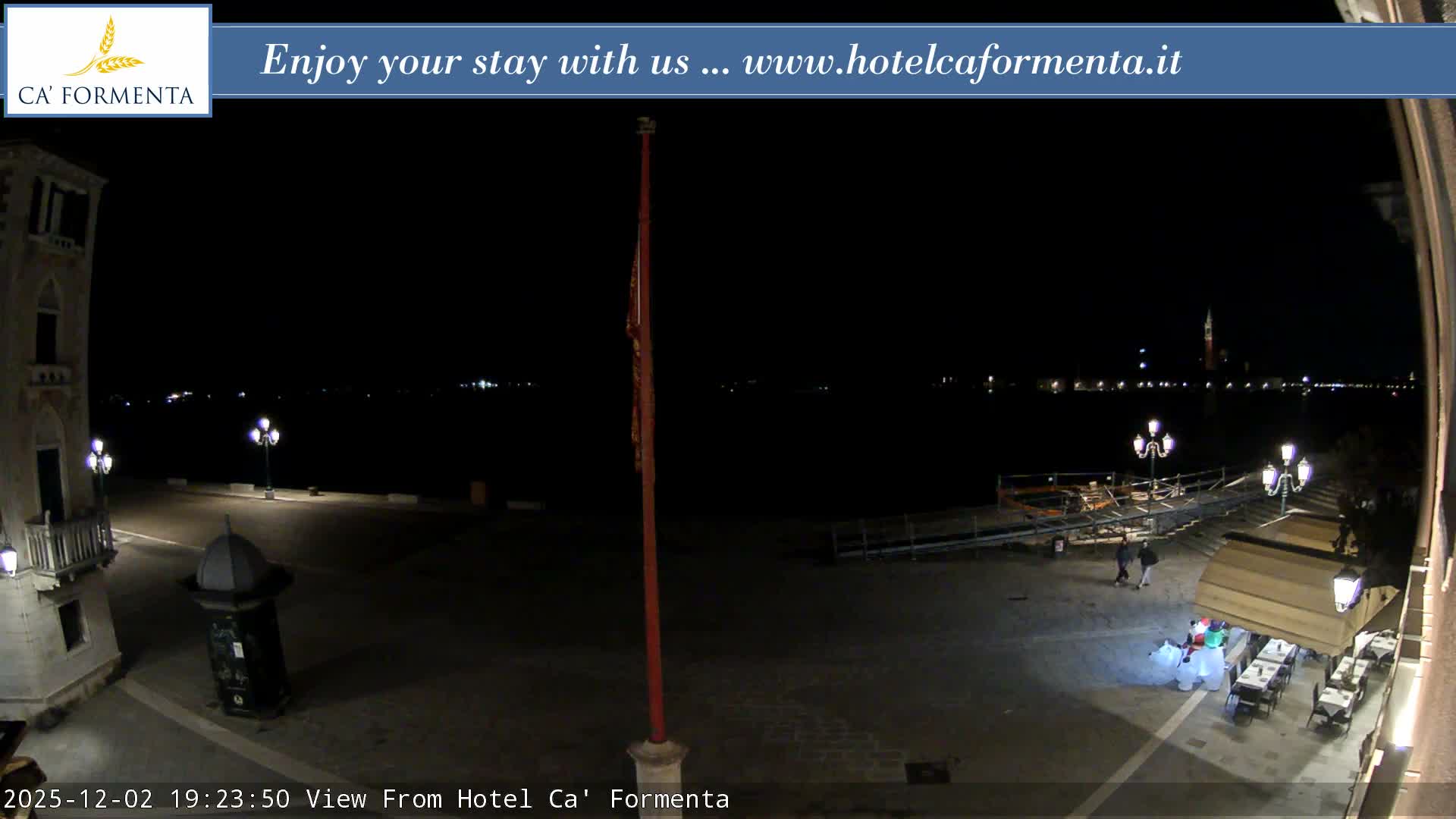 San Marco Basin from Via Garibaldi Live Cam - Venice, Veneto, Italy