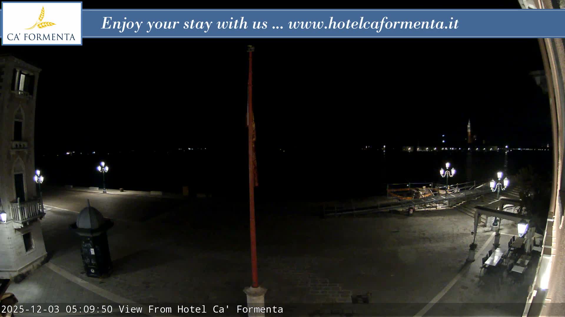 San Marco Basin from Via Garibaldi Live Cam - Venice, Veneto, Italy