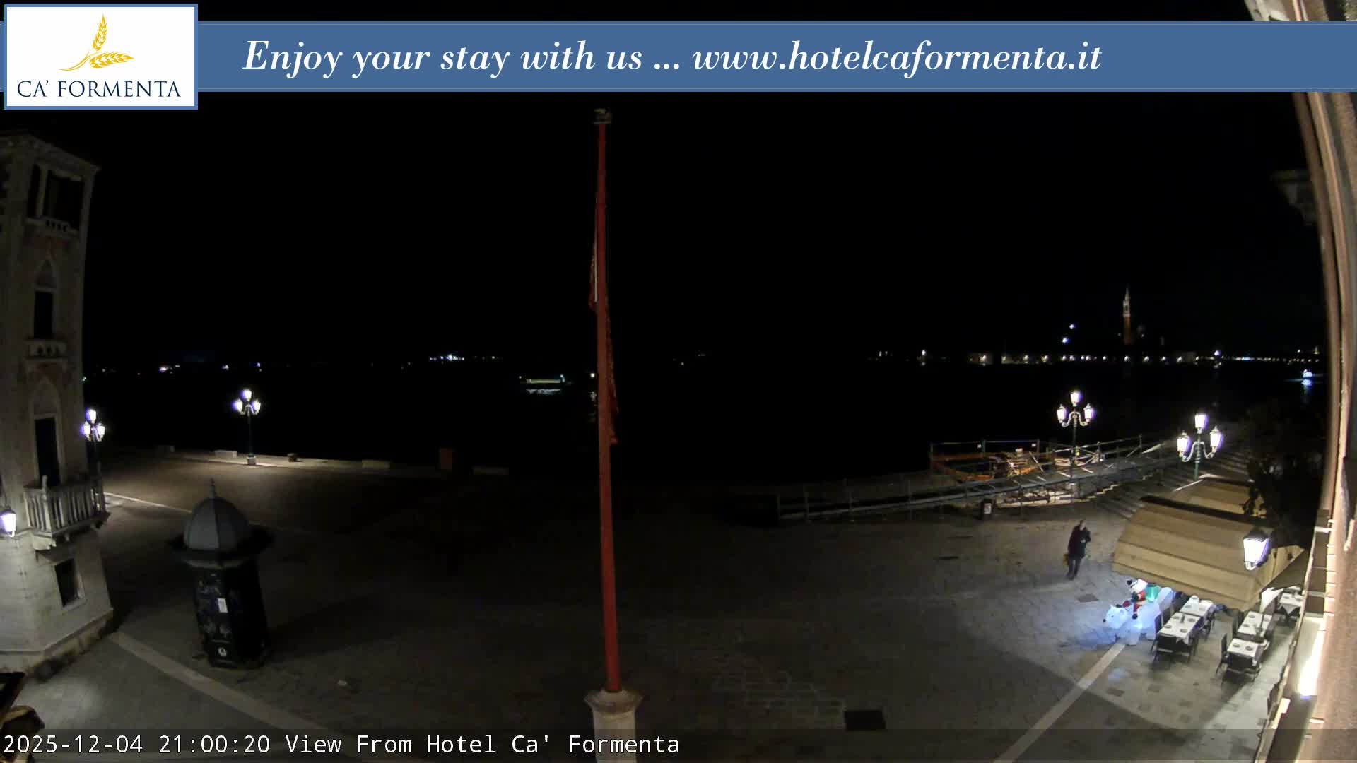 San Marco Basin from Via Garibaldi Live Cam - Venice, Veneto, Italy