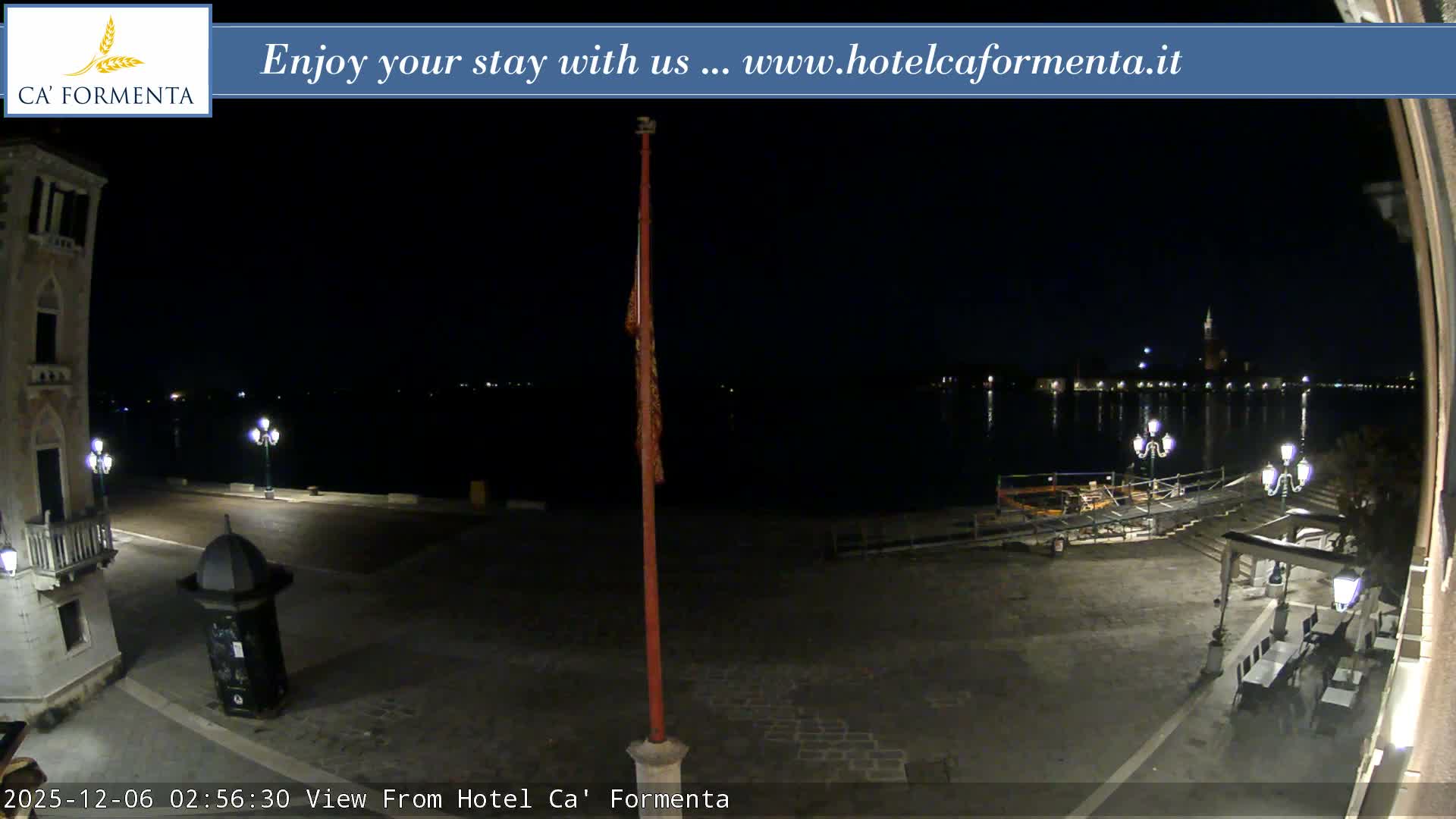 San Marco Basin from Via Garibaldi Live Cam - Venice, Veneto, Italy