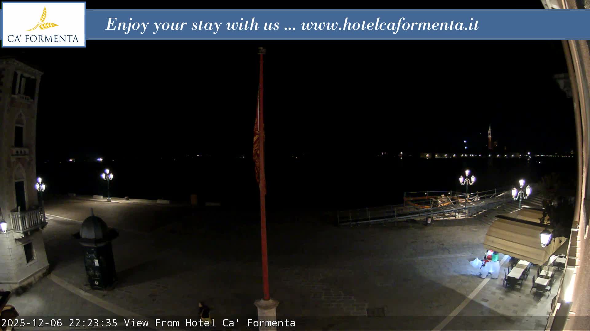 San Marco Basin from Via Garibaldi Live Cam - Venice, Veneto, Italy