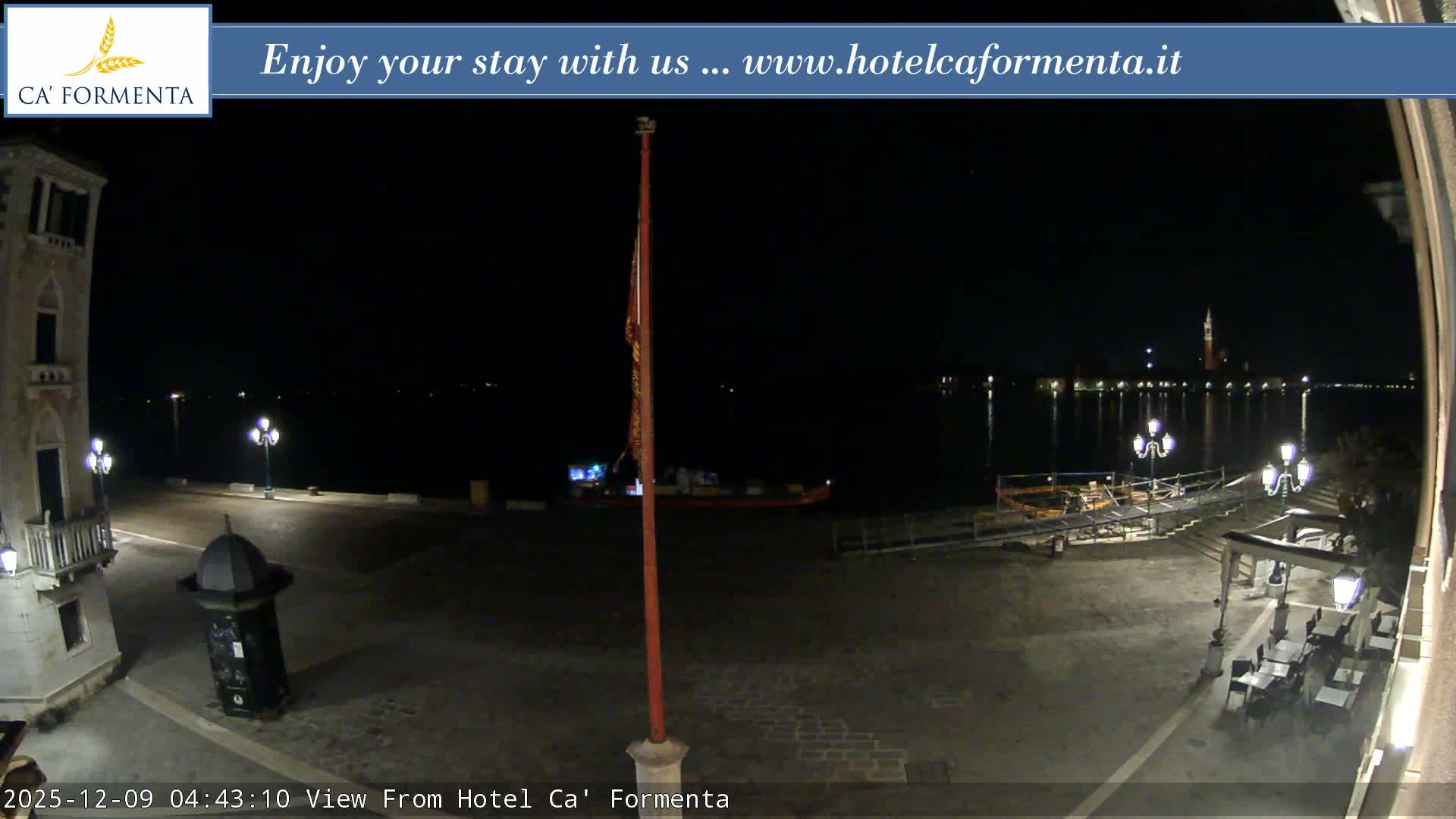 San Marco Basin from Via Garibaldi Live Cam - Venice, Veneto, Italy