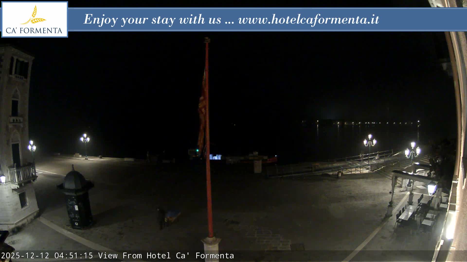 San Marco Basin from Via Garibaldi Live Cam - Venice, Veneto, Italy