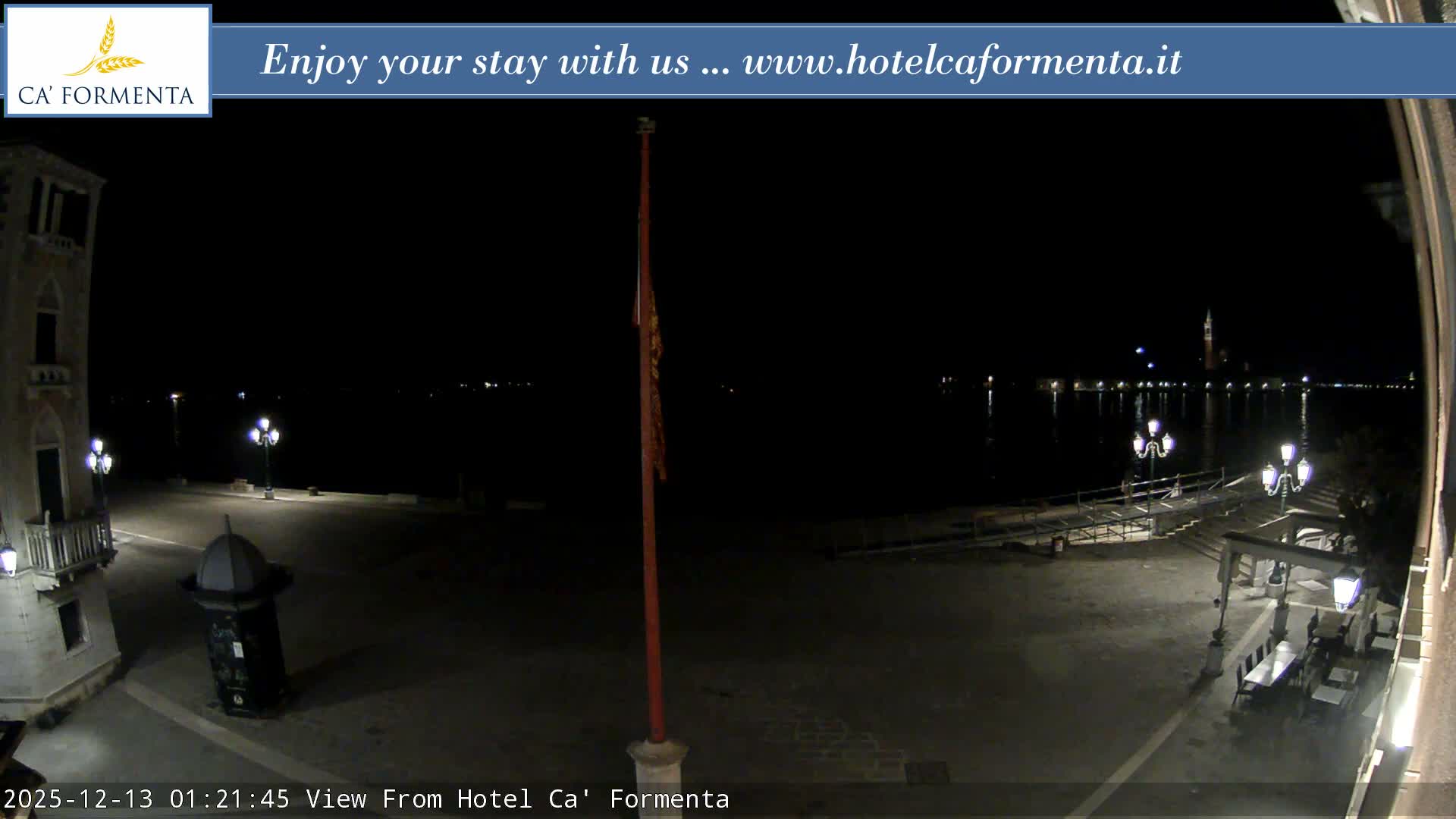 San Marco Basin from Via Garibaldi Live Cam - Venice, Veneto, Italy