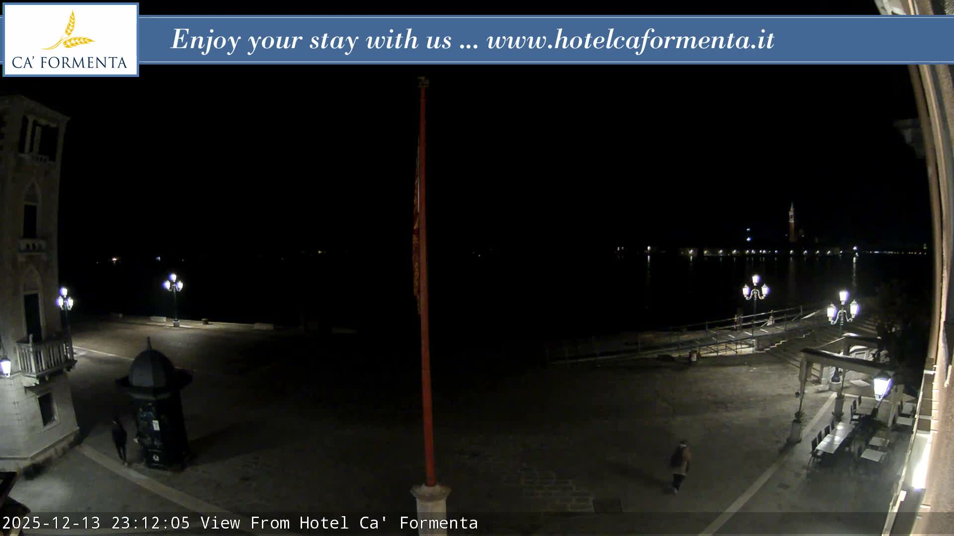 San Marco Basin from Via Garibaldi Live Cam - Venice, Veneto, Italy