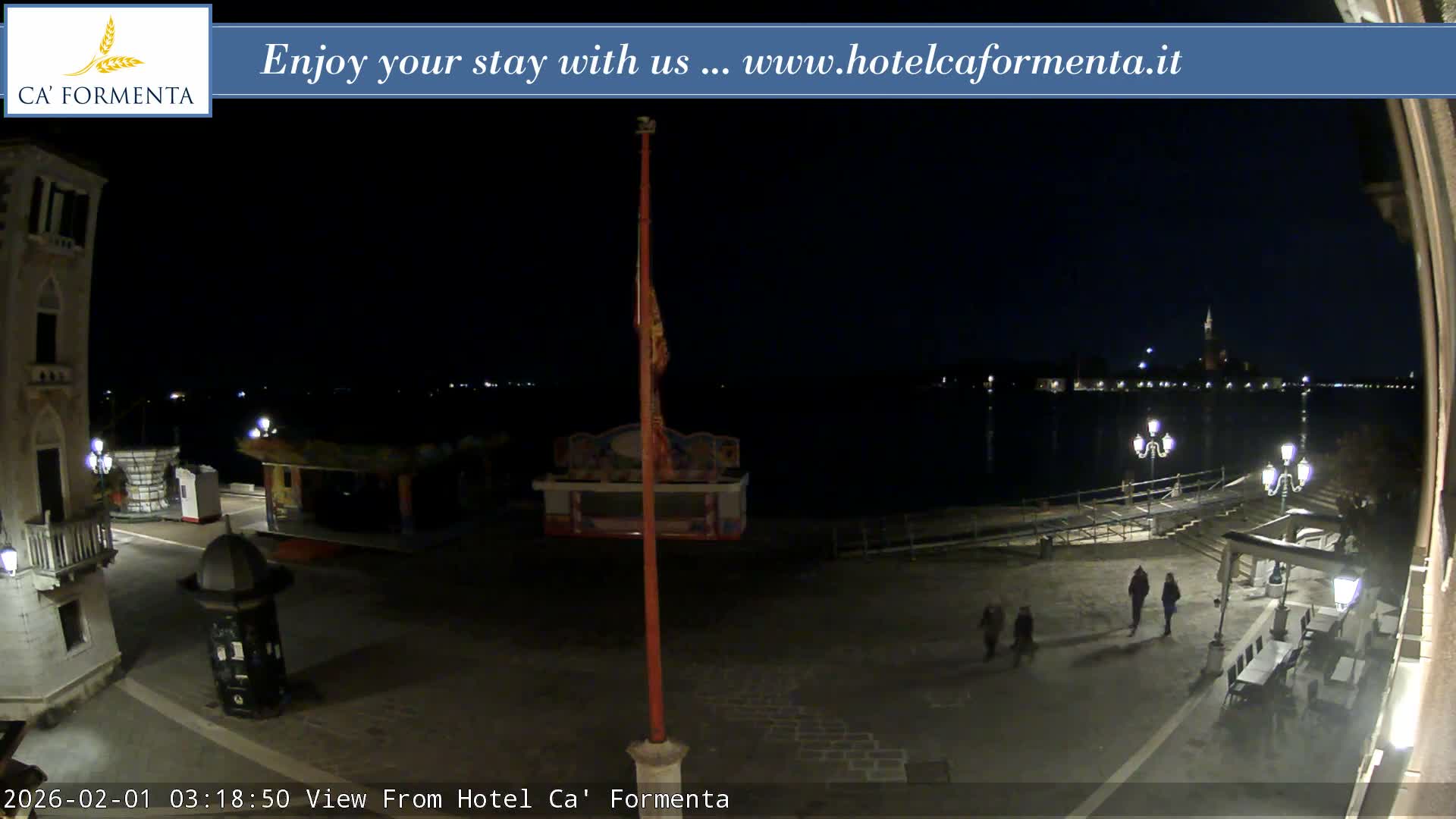 San Marco Basin from Via Garibaldi Live Cam - Venice, Veneto, Italy