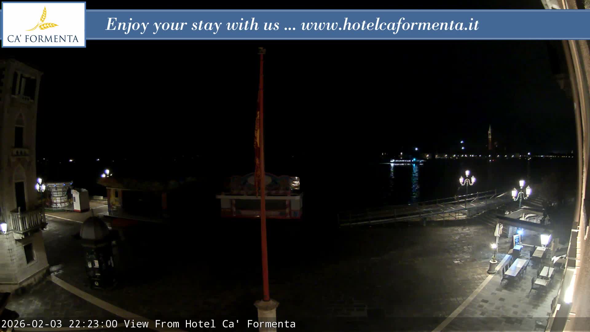 San Marco Basin from Via Garibaldi Live Cam - Venice, Veneto, Italy