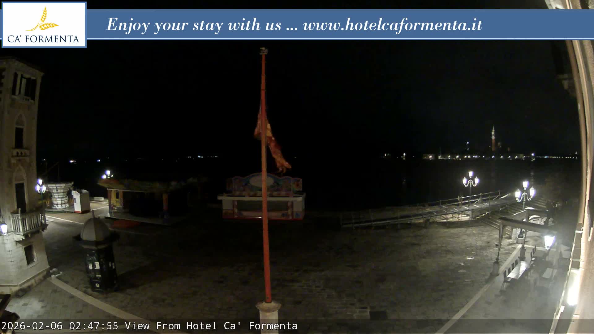 San Marco Basin from Via Garibaldi Live Cam - Venice, Veneto, Italy