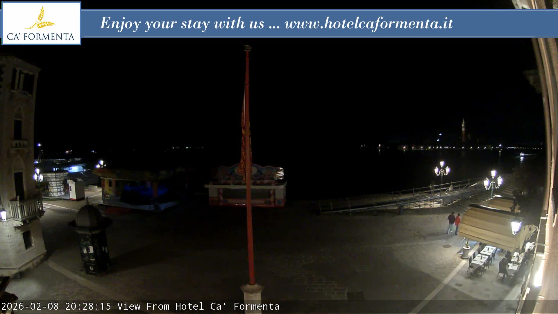 San Marco Basin from Via Garibaldi Live Cam - Venice, Veneto, Italy