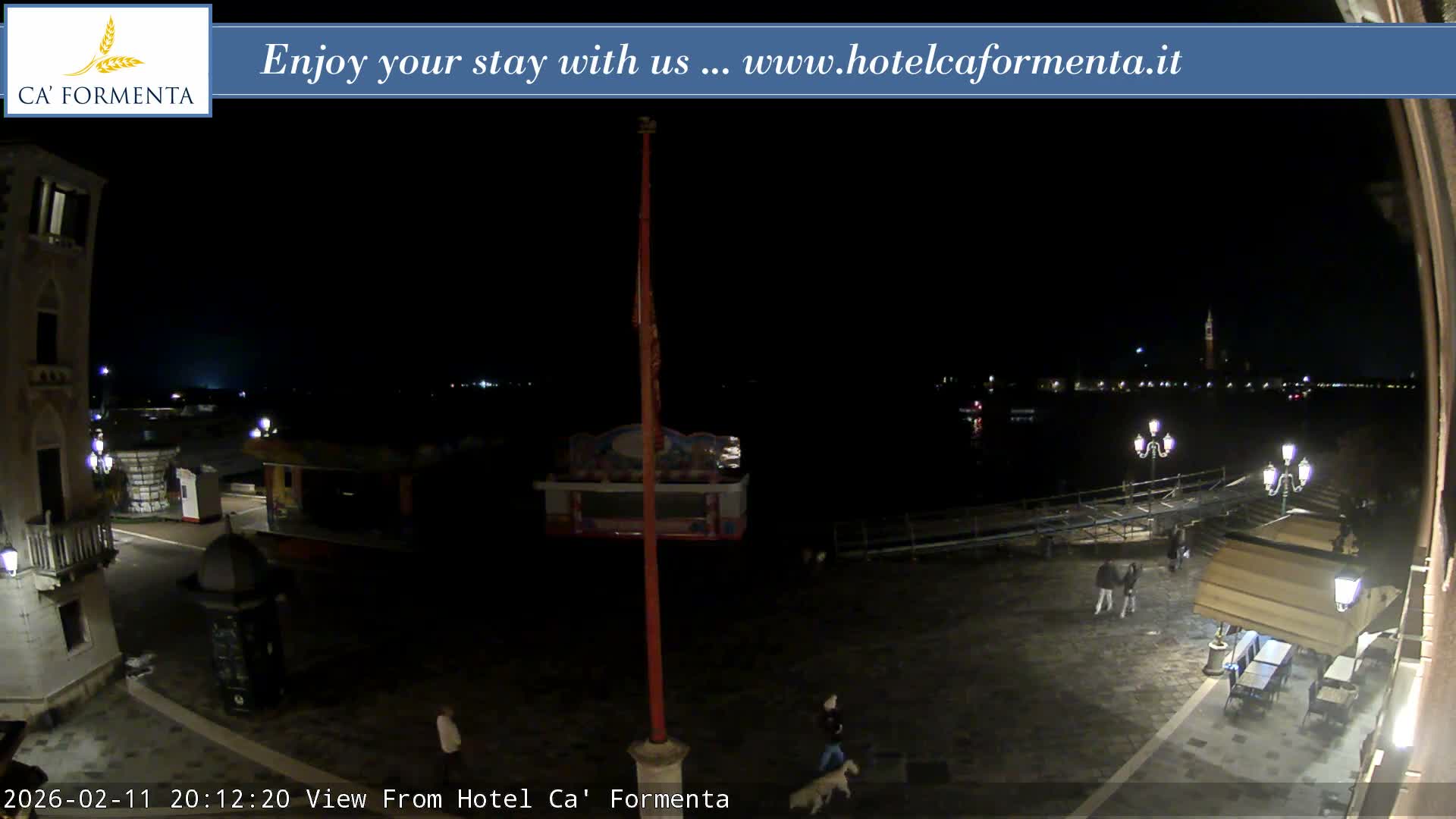 San Marco Basin from Via Garibaldi Live Cam - Venice, Veneto, Italy