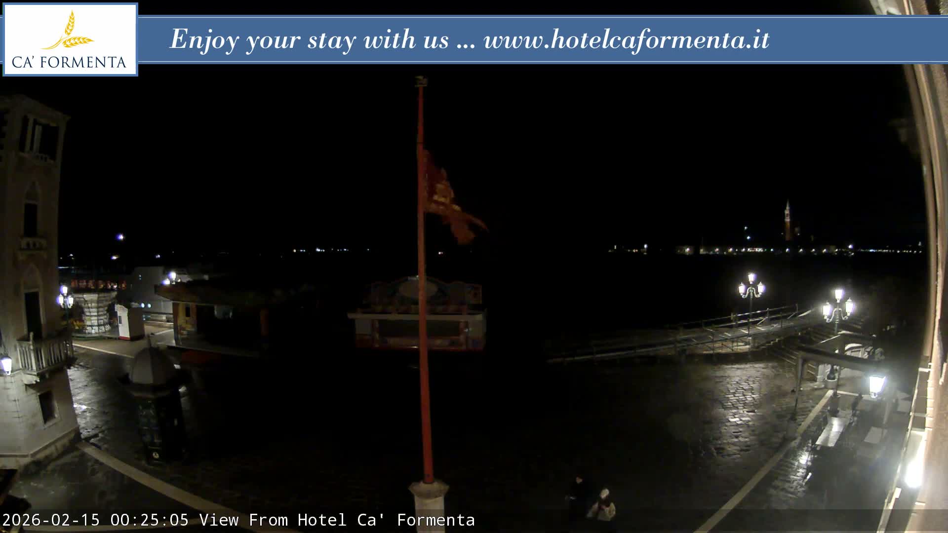 San Marco Basin from Via Garibaldi Live Cam - Venice, Veneto, Italy