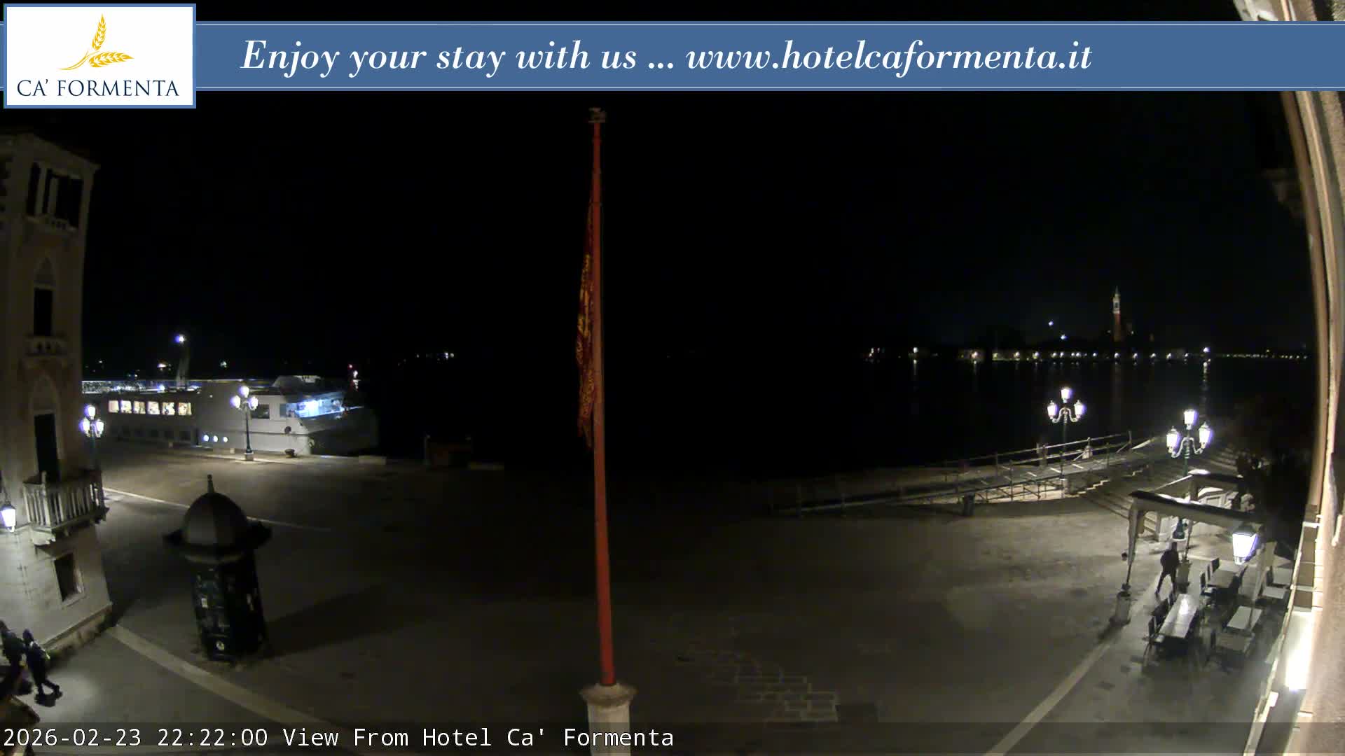 San Marco Basin from Via Garibaldi Live Cam - Venice, Veneto, Italy