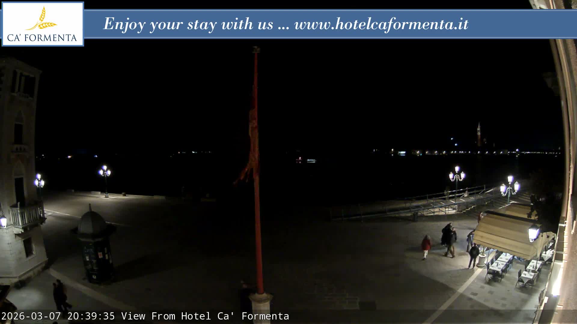 San Marco Basin from Via Garibaldi Live Cam - Venice, Veneto, Italy