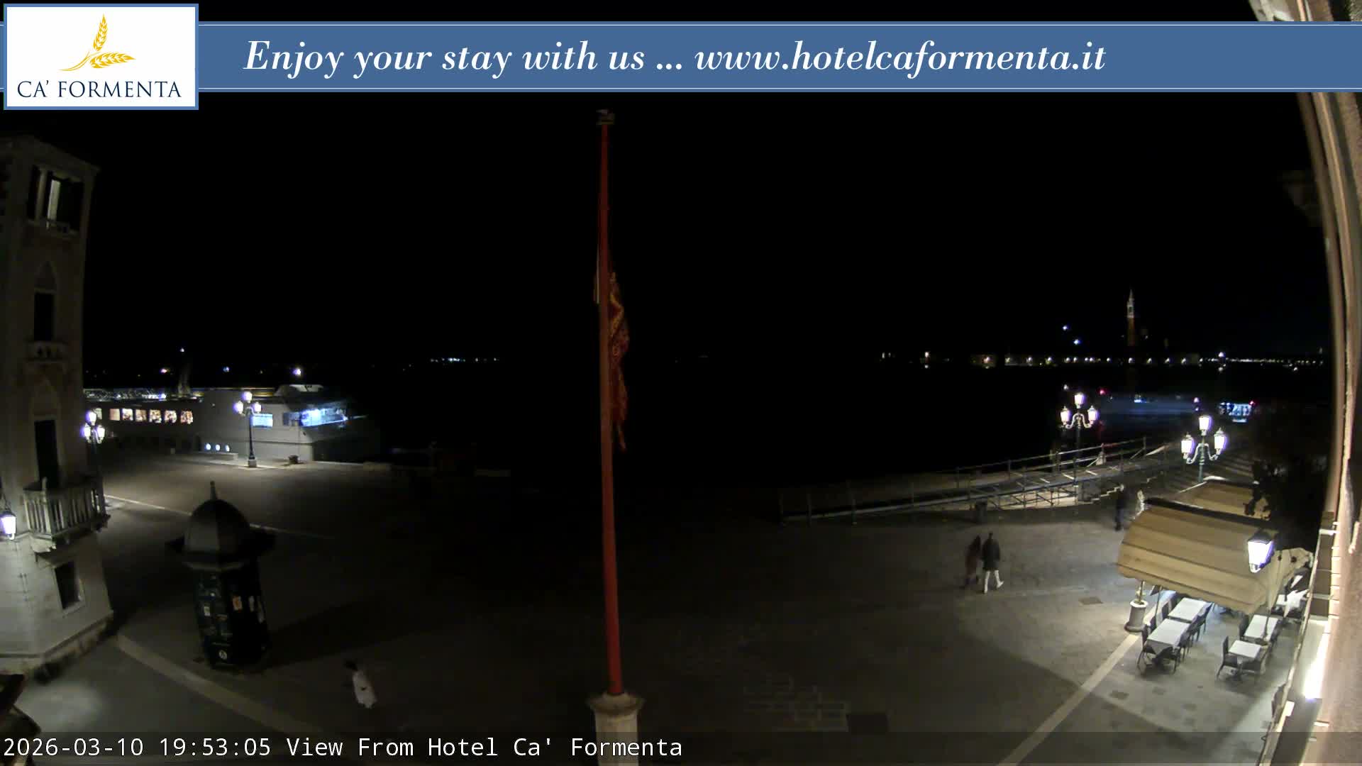 San Marco Basin from Via Garibaldi Live Cam - Venice, Veneto, Italy