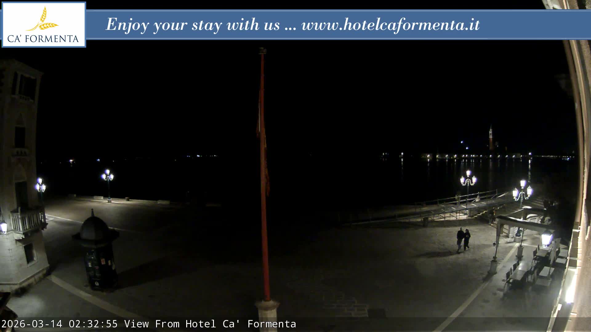 San Marco Basin from Via Garibaldi Live Cam - Venice, Veneto, Italy