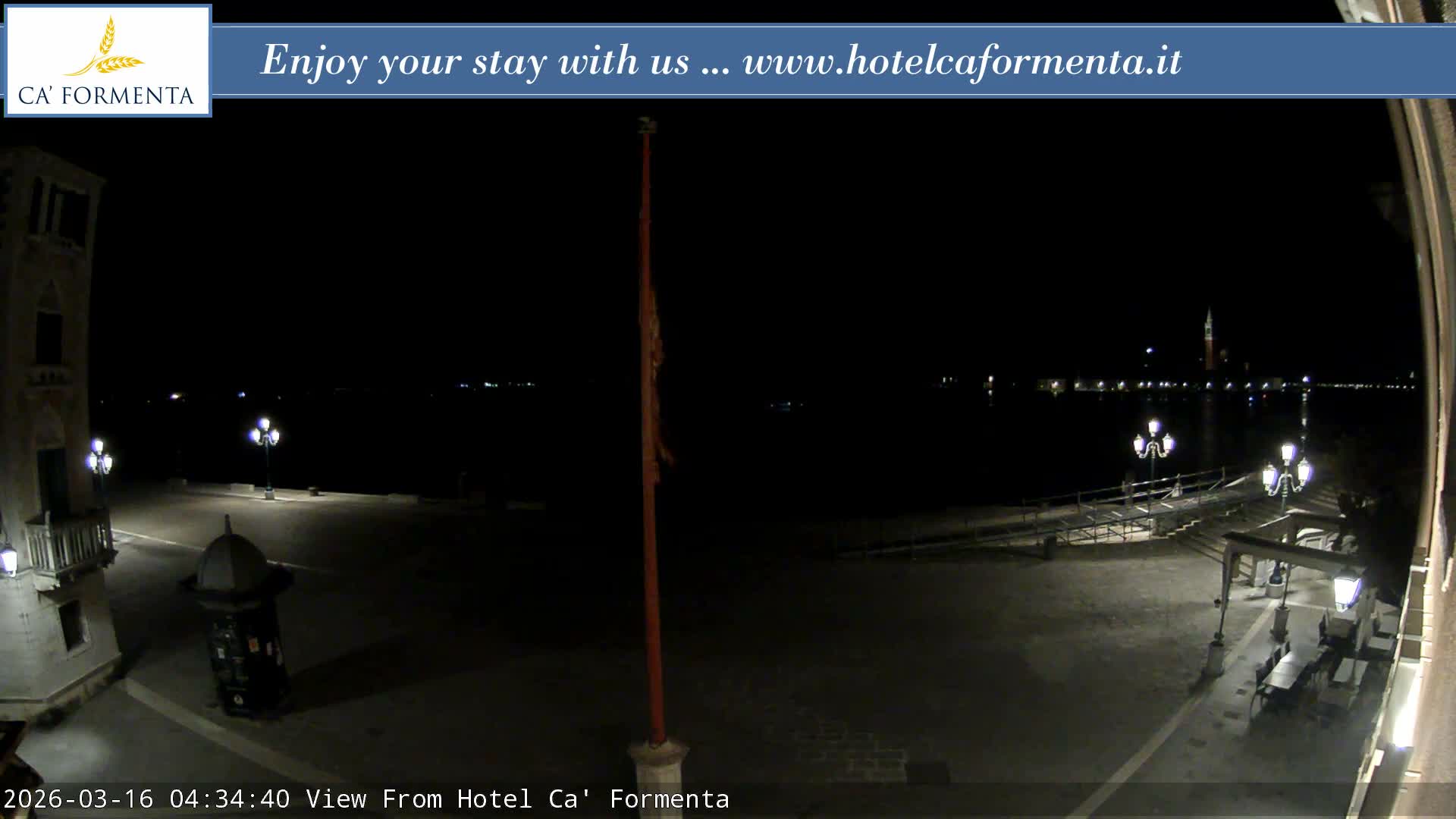 San Marco Basin from Via Garibaldi Live Cam - Venice, Veneto, Italy